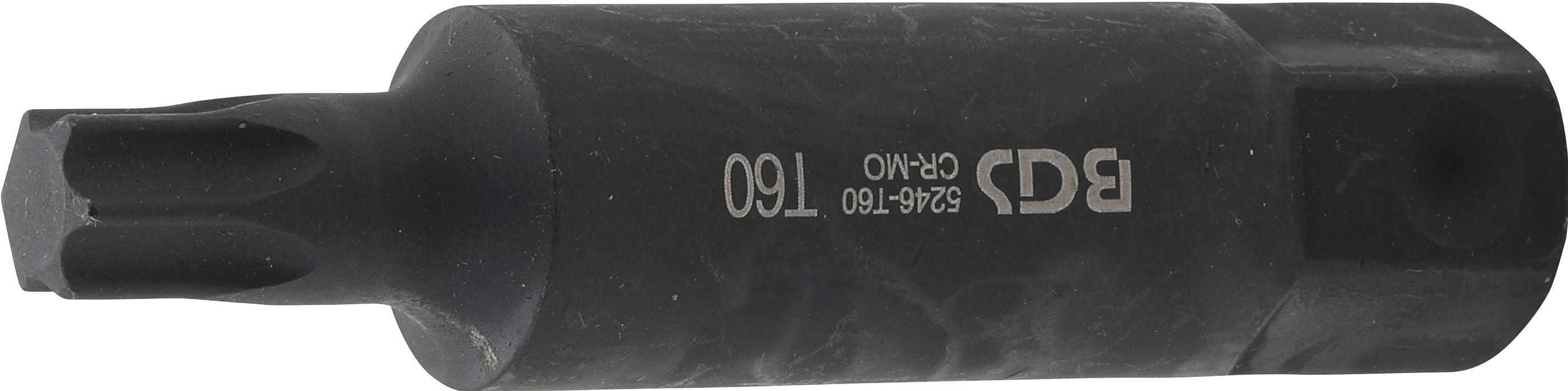 BGS 5246-T60 Bit | Länge 100 mm | Antrieb Außensechskant 22 mm | T-Profil (für Torx) T60