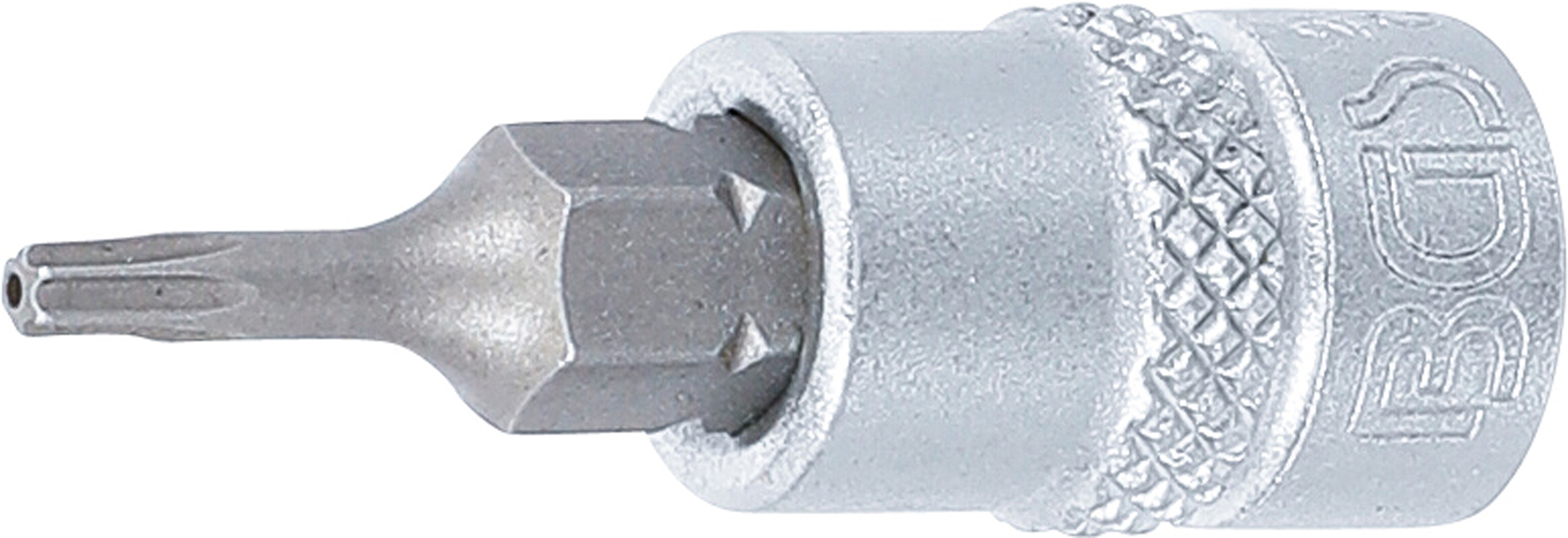 BGS 2356 Bit-Einsatz | Antrieb Innenvierkant 6,3 mm (1/4") | T-Profil (für Torx) mit Bohrung T8