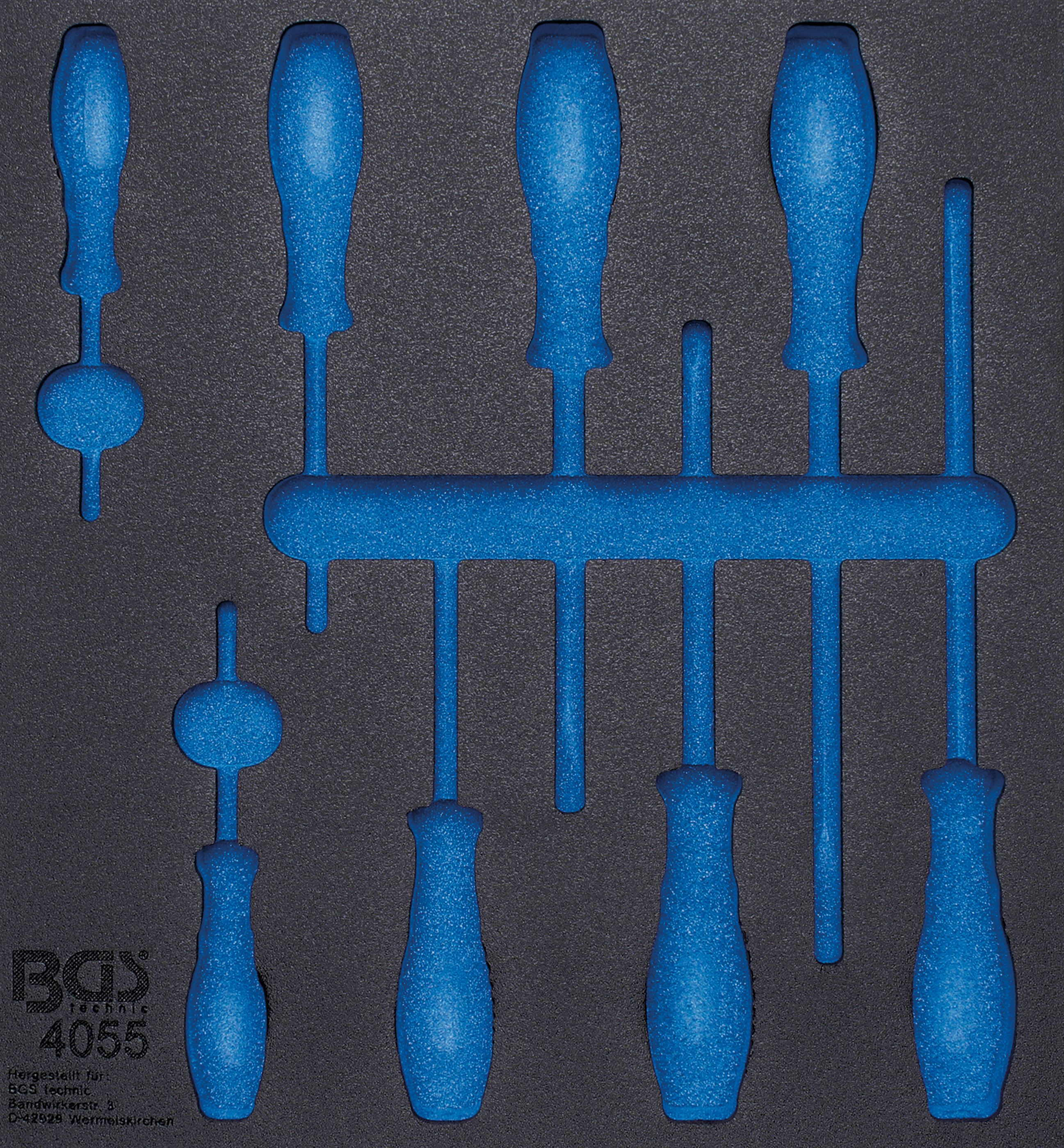 BGS 4055-1 Werkstattwageneinlage 2/3 | leer | für Art. 4055