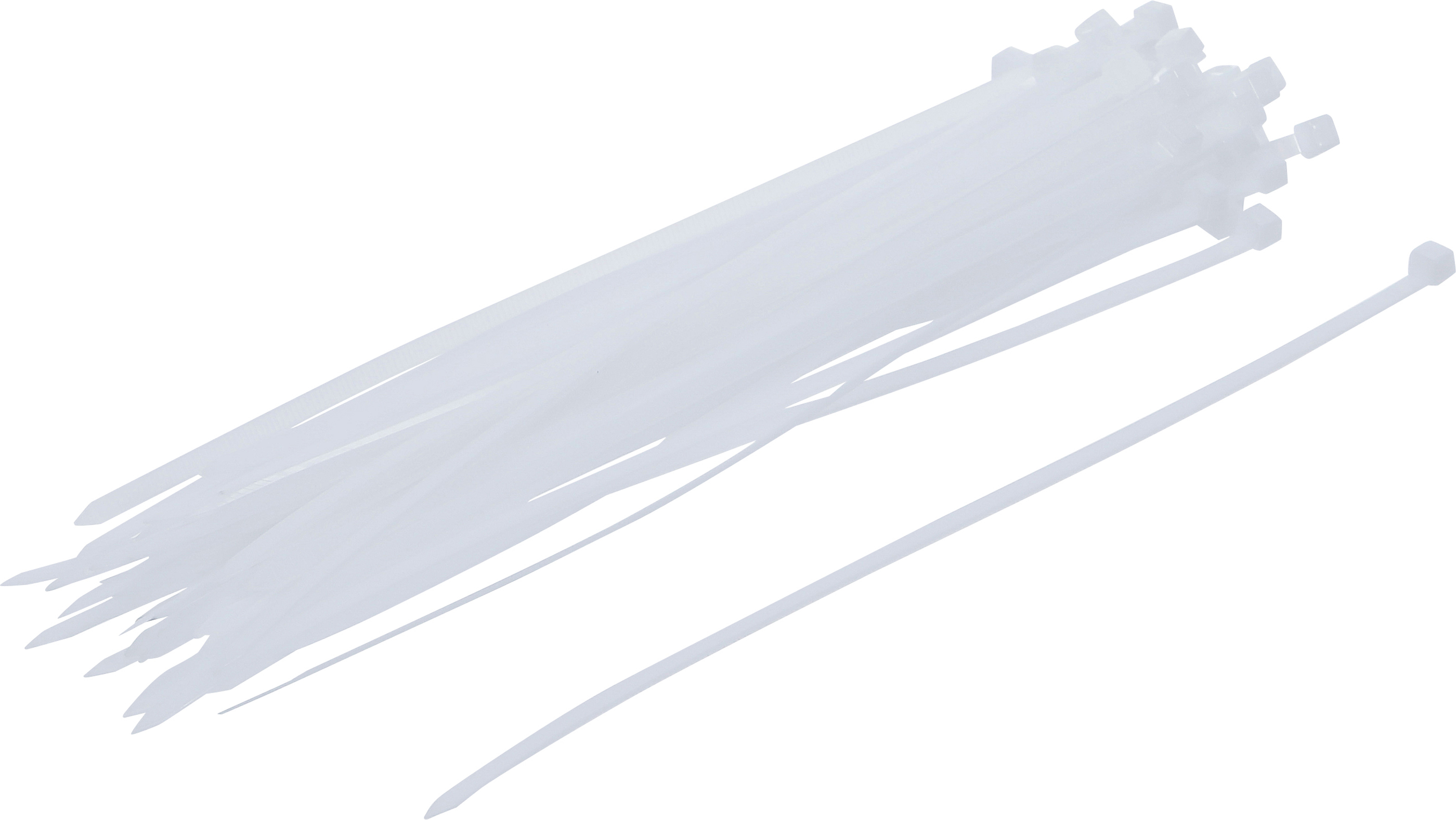 BGS 1788 Kabelbinder-Sortiment | weiß | 4,8 x 250 mm | 50-tlg.