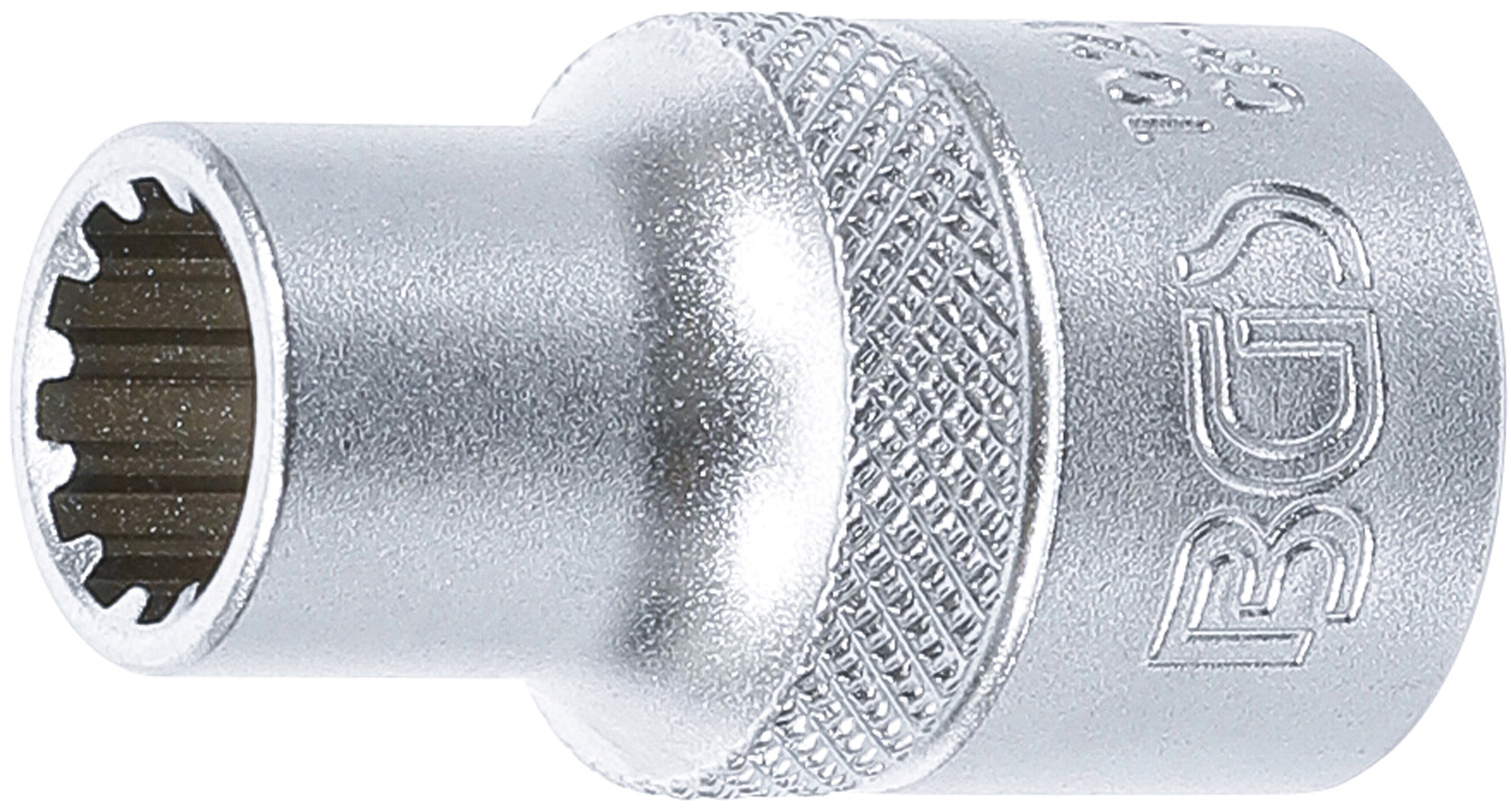 BGS 10210 Steckschlüssel-Einsatz Gear Lock | Antrieb Innenvierkant 12,5 mm (1/2") | SW 10 mm