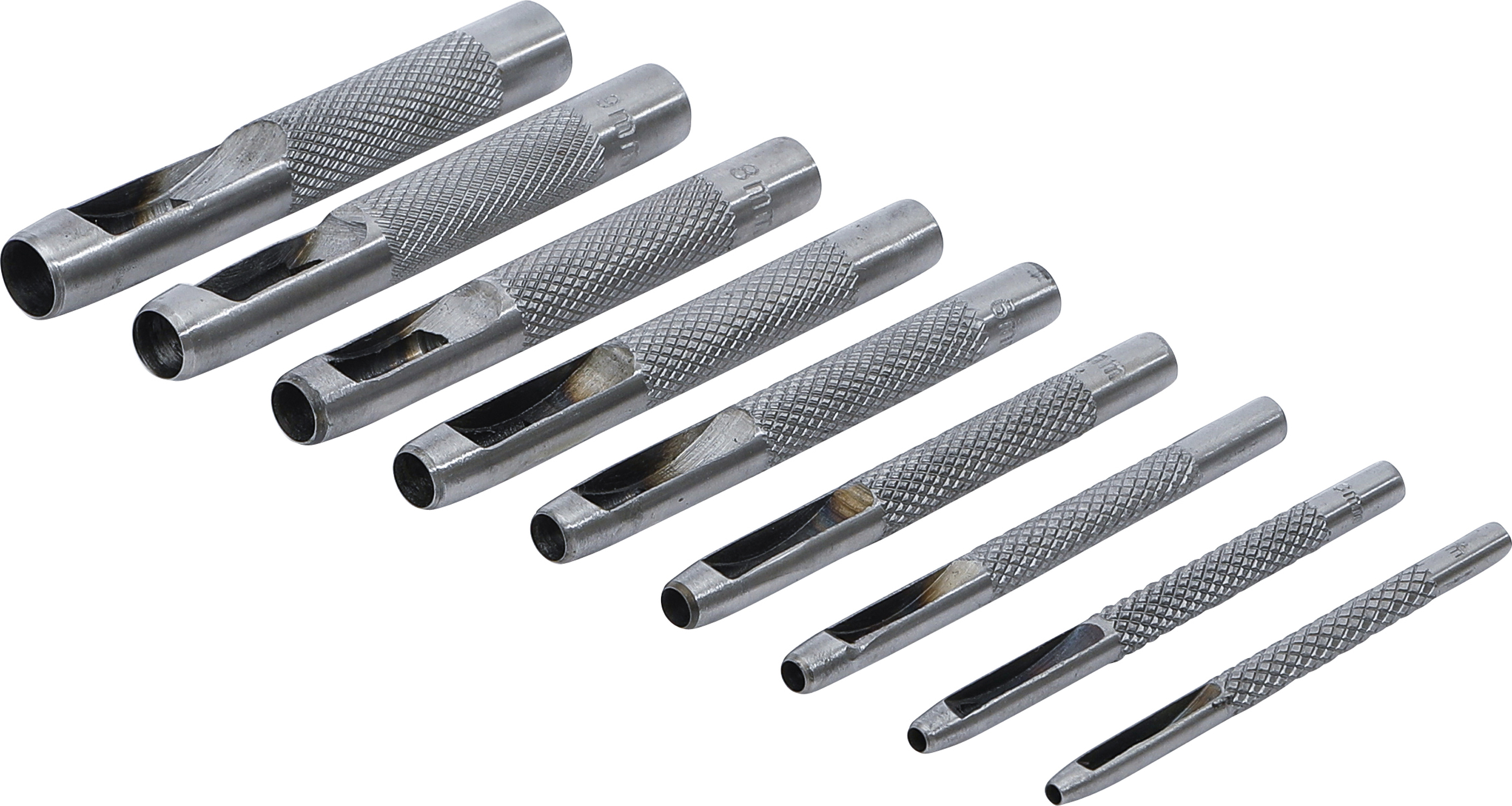 BGS 50619 Locheisen-Satz | 2,5 - 10 mm | 9-tlg.