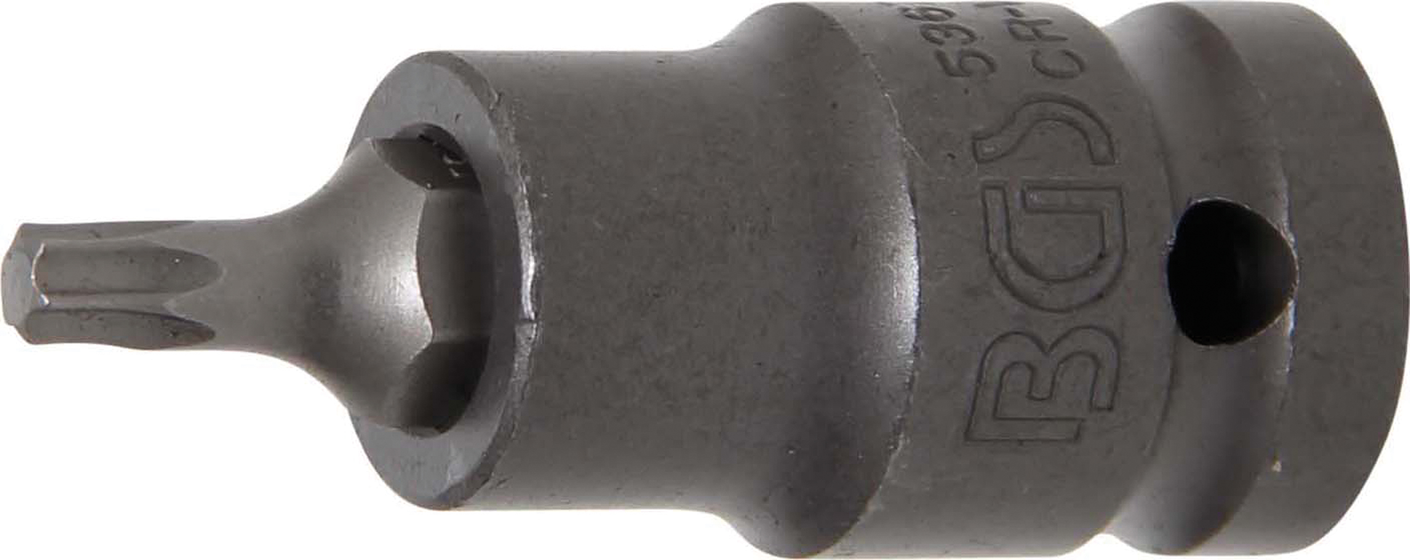 BGS 5367 Kraft-Bit-Einsatz | Länge 55 mm | Antrieb Innenvierkant 12,5 mm (1/2") | T-Profil (für Torx) T27