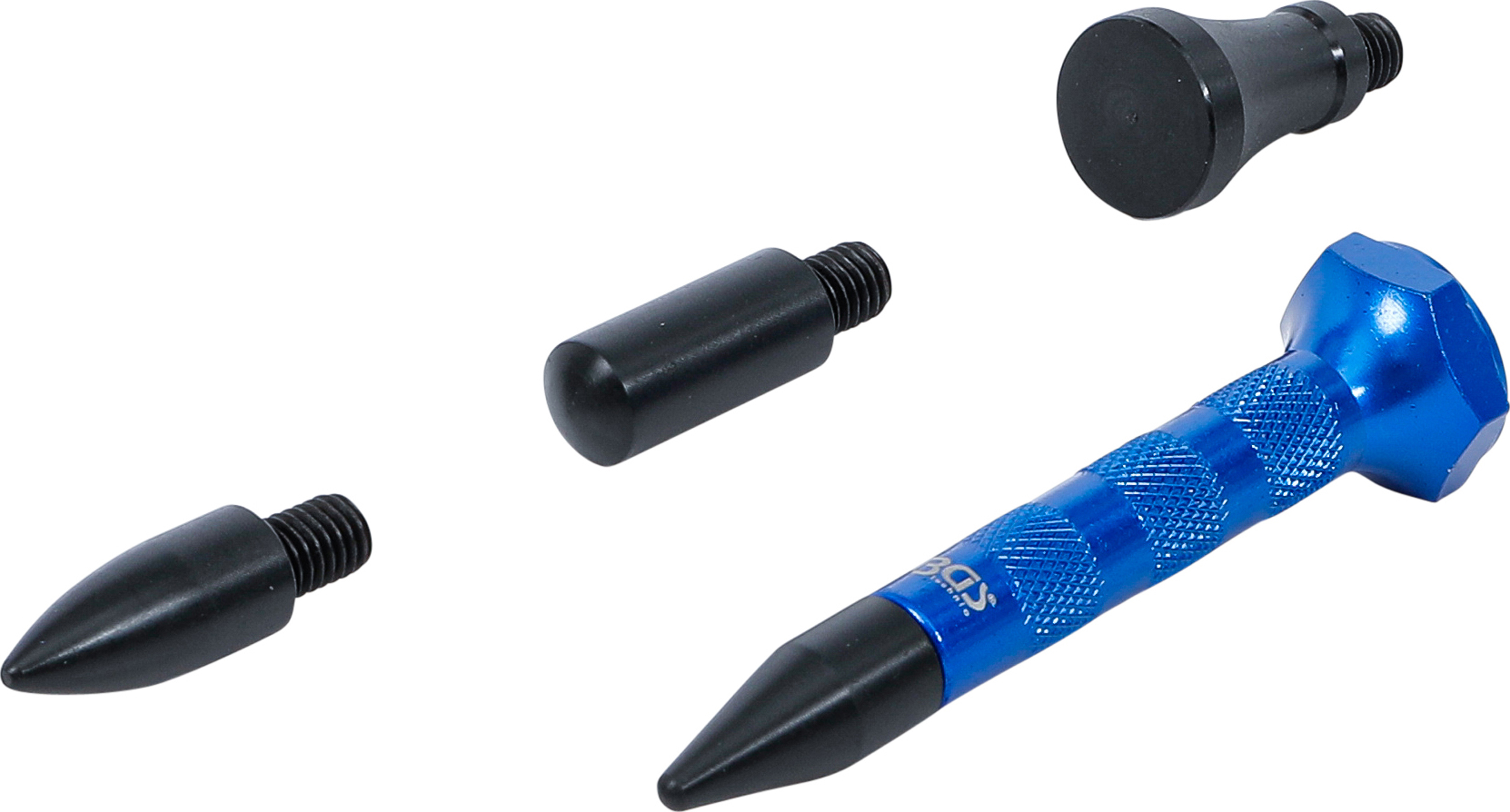 BGS 9155 Aluminum-Ausbeulstift mit auswechselbaren Spitzen | 100 mm