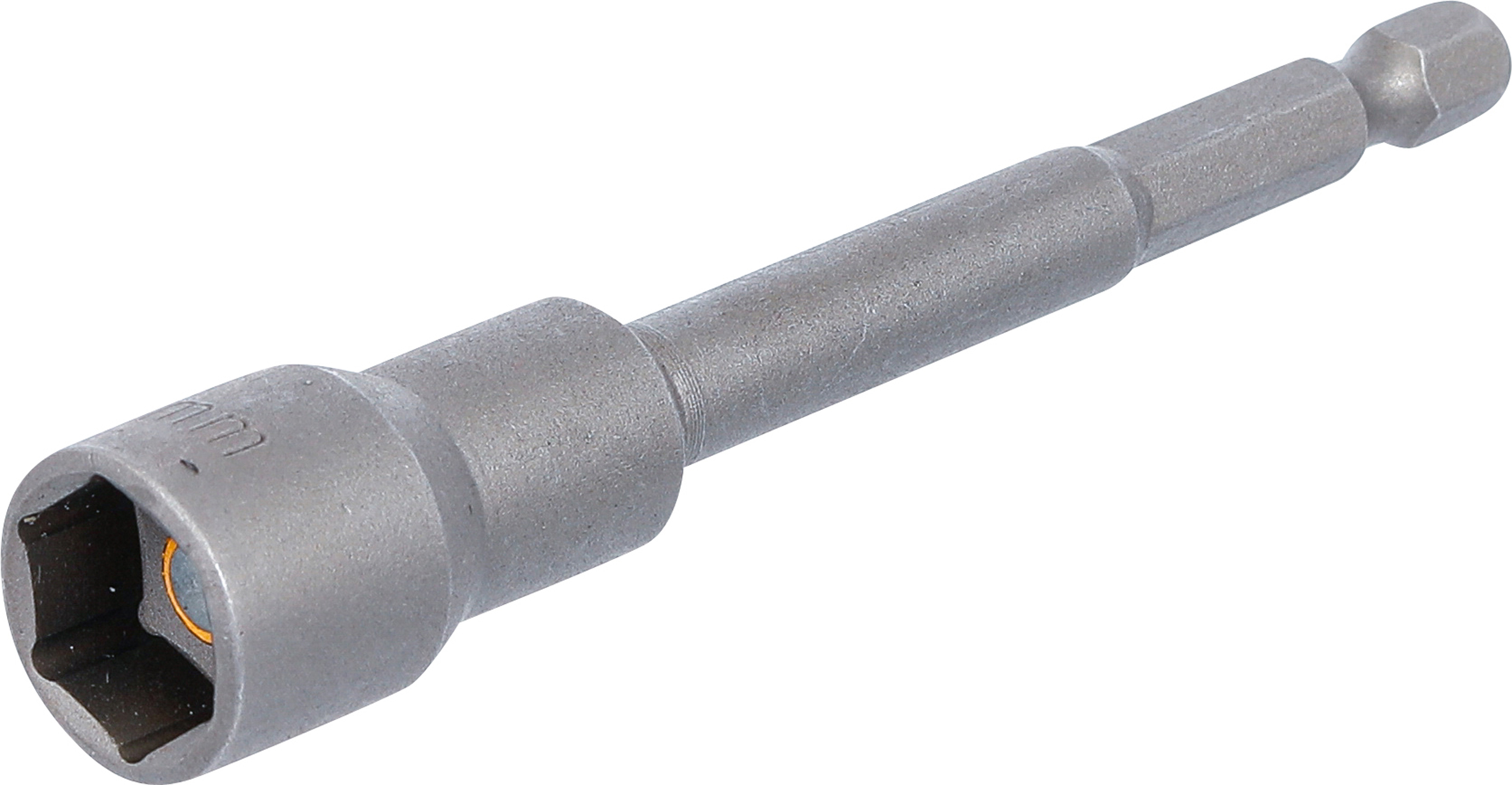 BGS 2769 Steckschlüssel-Einsatz Sechskant, extra lang | für Bohrmaschinen | Antrieb Außensechskant 6,3 mm (1/4") | SW 13 mm