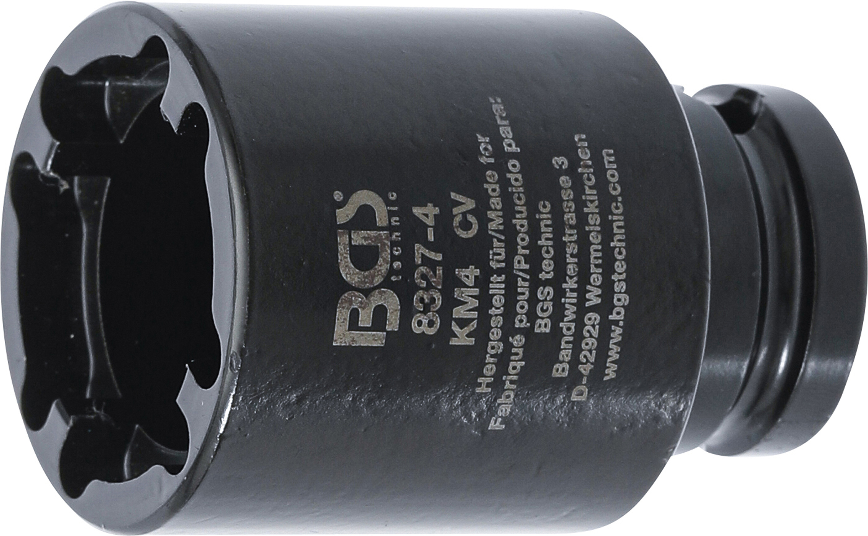 BGS 8327-4 Nutmutternschlüssel | Zapfen innen liegend | KM4