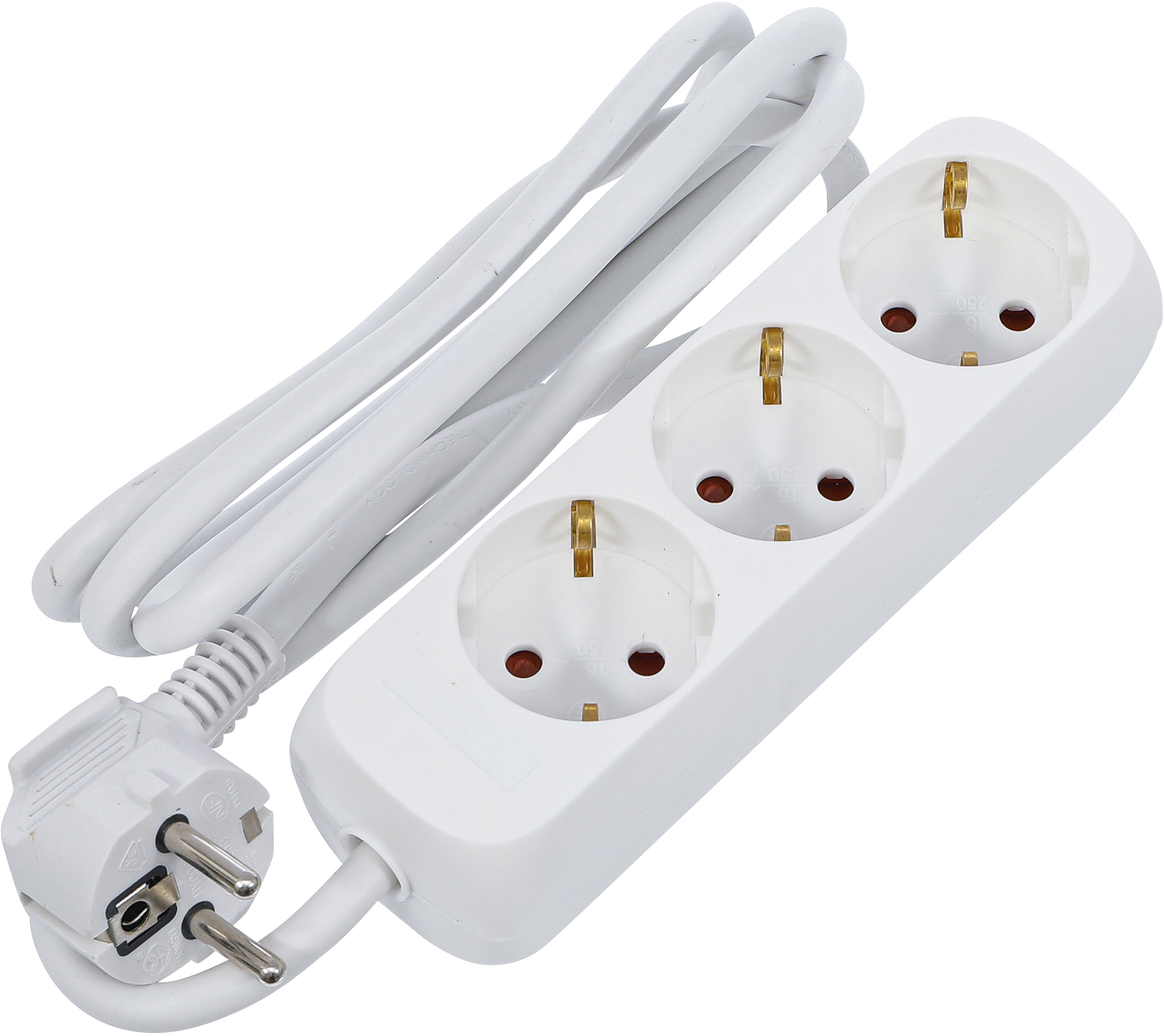BGS 3368 Steckdosenleiste | 3-fach | Zuleitung 1,4 m | 3 x 1,5 mm² | IP 20