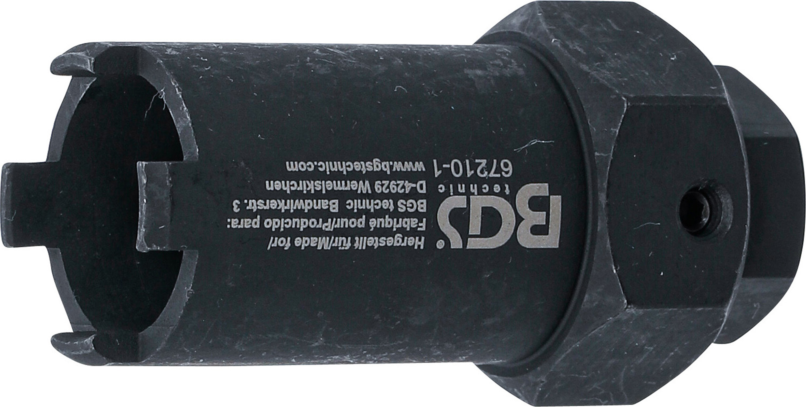 BGS 67210-1 Spezial-Einsatz für Düsenstock | Antrieb Außensechskant 32 mm | für Mercedes-Benz, Neoplan, Setra