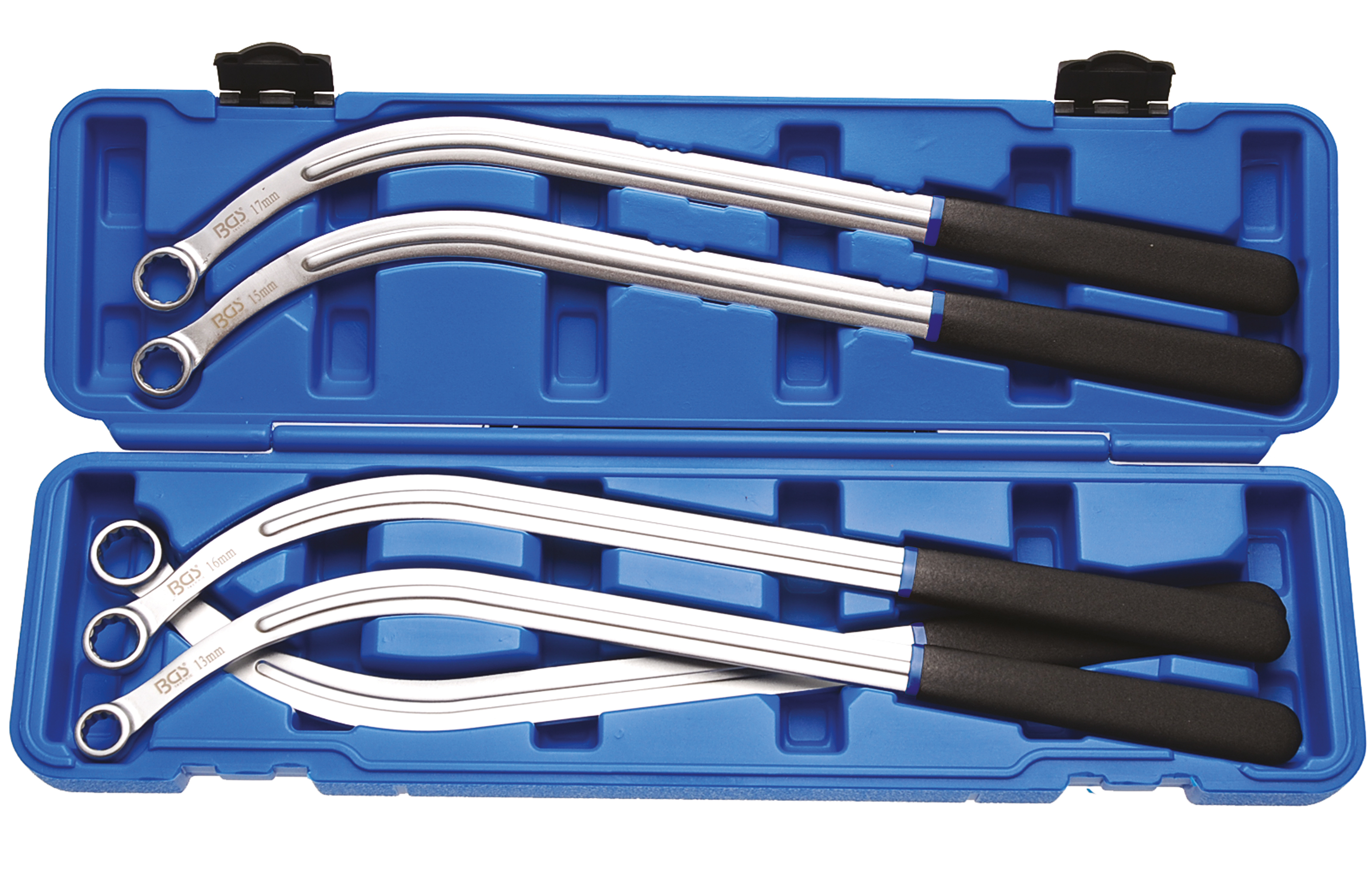 BGS 1310 Spannrollenschlüssel-Satz | Zwölfkant SW 13 - 19 mm | 5-tlg. BGS 1310 Spannrollenschlüssel-Satz | Zwölfkant SW 13 - 19 mm | 5-tlg.