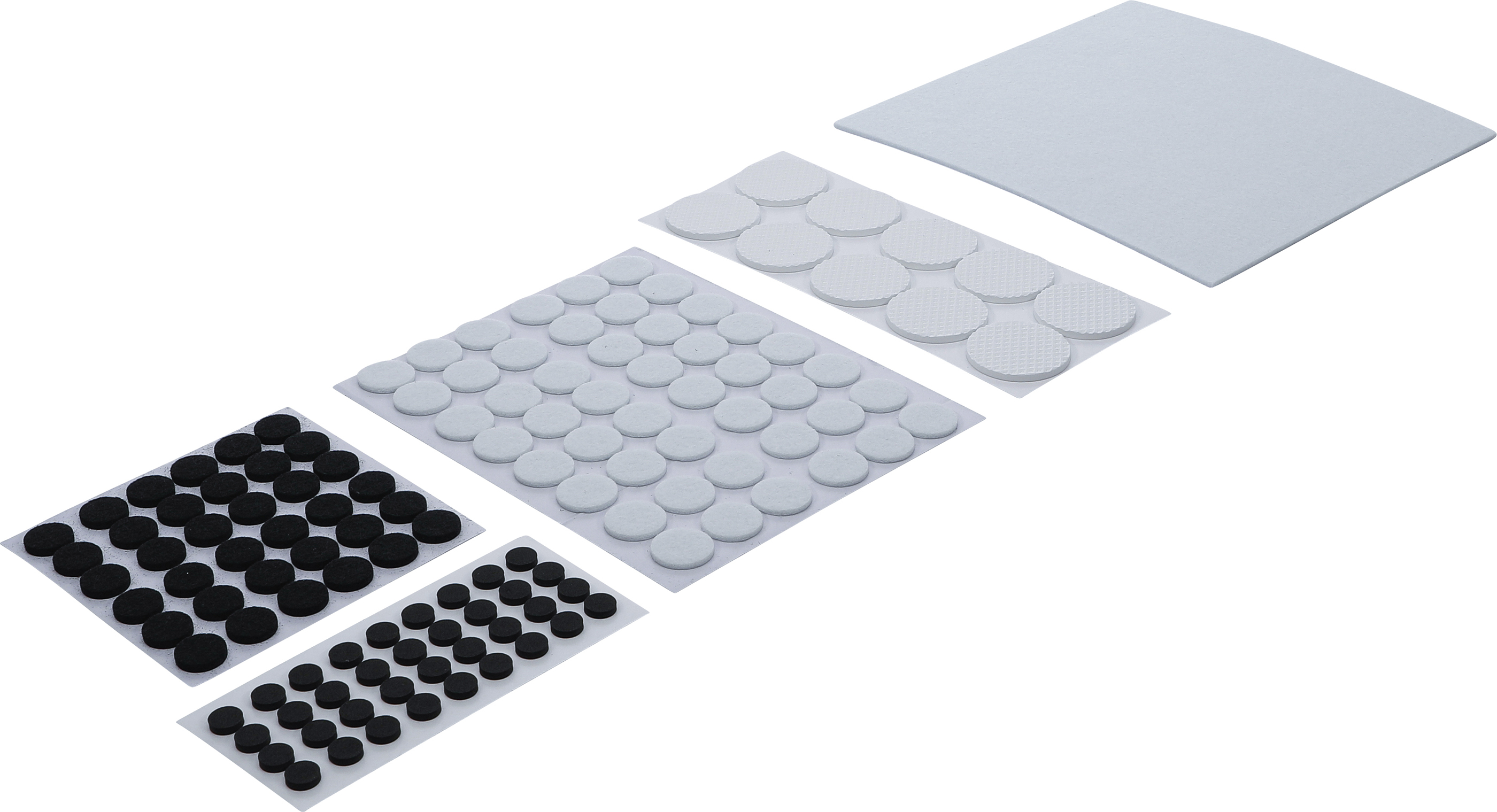 BGS 80865 Filzgleiter-Satz | selbstklebend | 131-tlg.