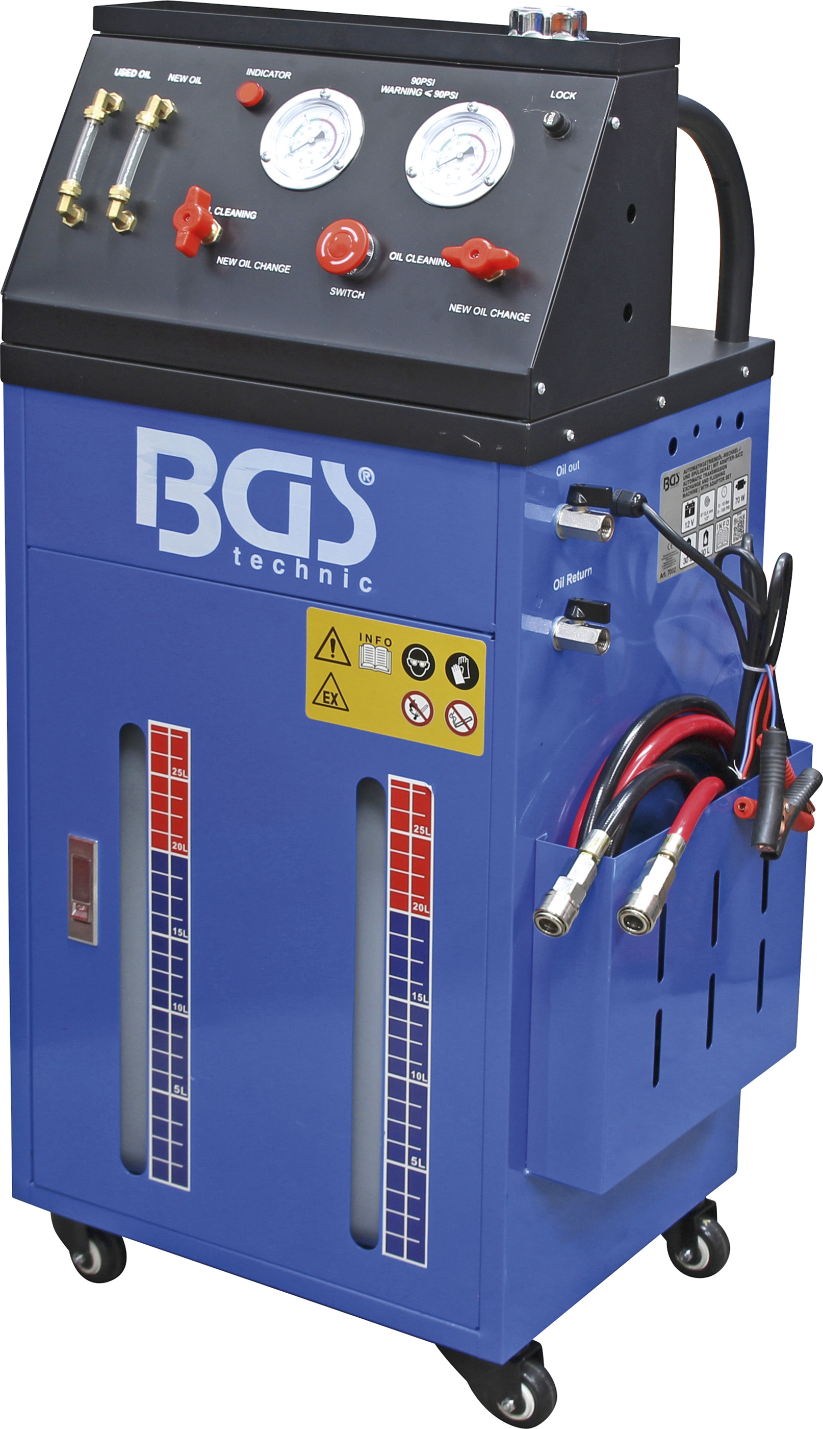 BGS 7082 Automatikgetriebeöl-Wechsel-/ und Reinigungsgerät mit Adapter-Satz