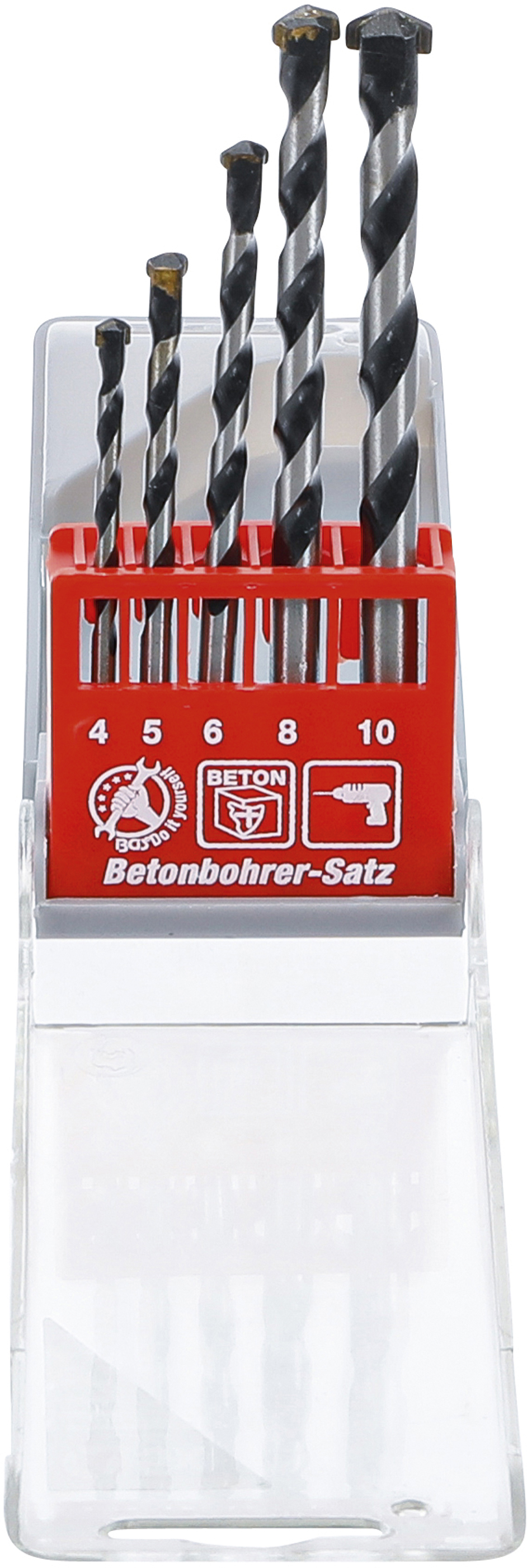 BGS 50816 Betonbohrer-Satz | 4 - 10 mm | 5-tlg.
