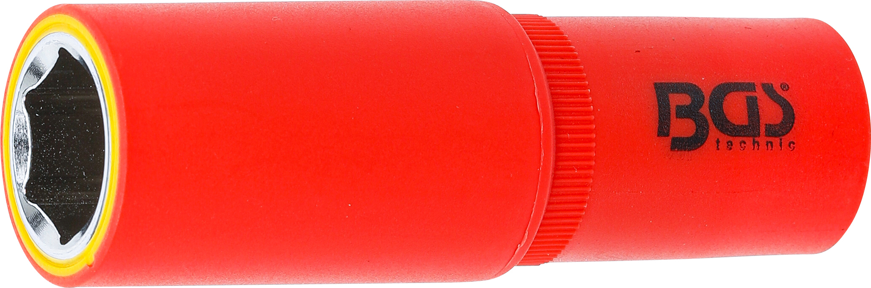 BGS 72068 VDE-Steckschlüssel-Einsatz Sechskant | Antrieb Innenvierkant 12,5 mm (1/2") | SW 18 mm