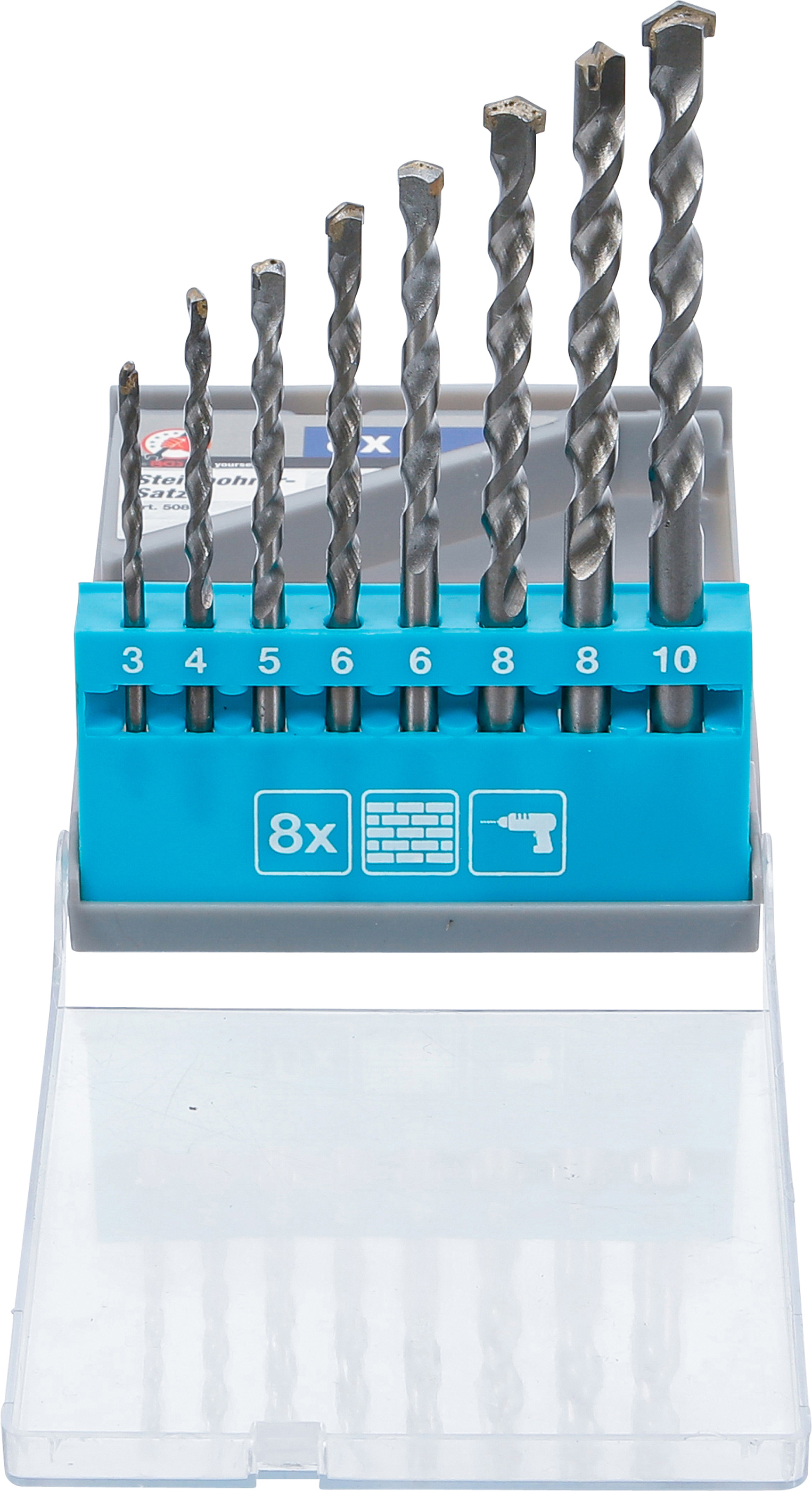 BGS 50806 Steinbohrer-Satz | 3 - 10 mm | 8-tlg.