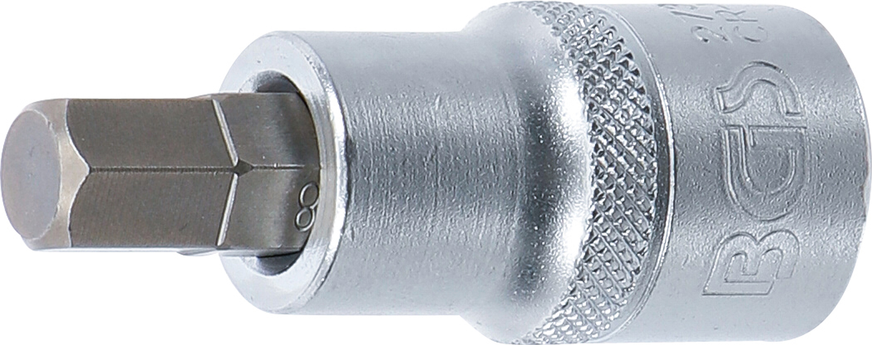 BGS 2736 Bit-Einsatz | Länge 55 mm | Antrieb Innenvierkant 12,5 mm (1/2") | Innensechskant 3/8"