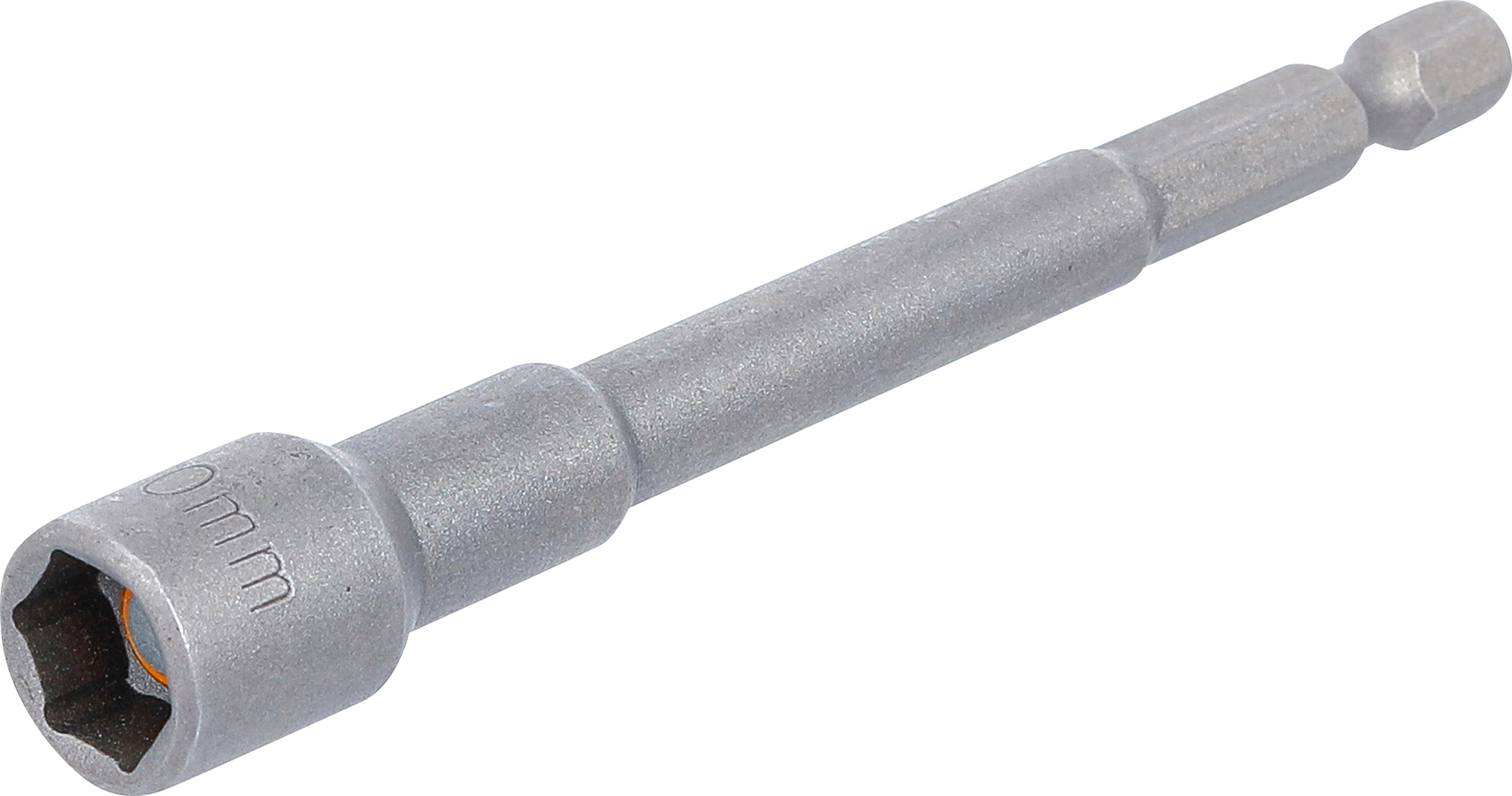BGS 2766 Steckschlüssel-Einsatz Sechskant, extra lang | für Bohrmaschinen | Antrieb Außensechskant 6,3 mm (1/4") | SW 10 mm