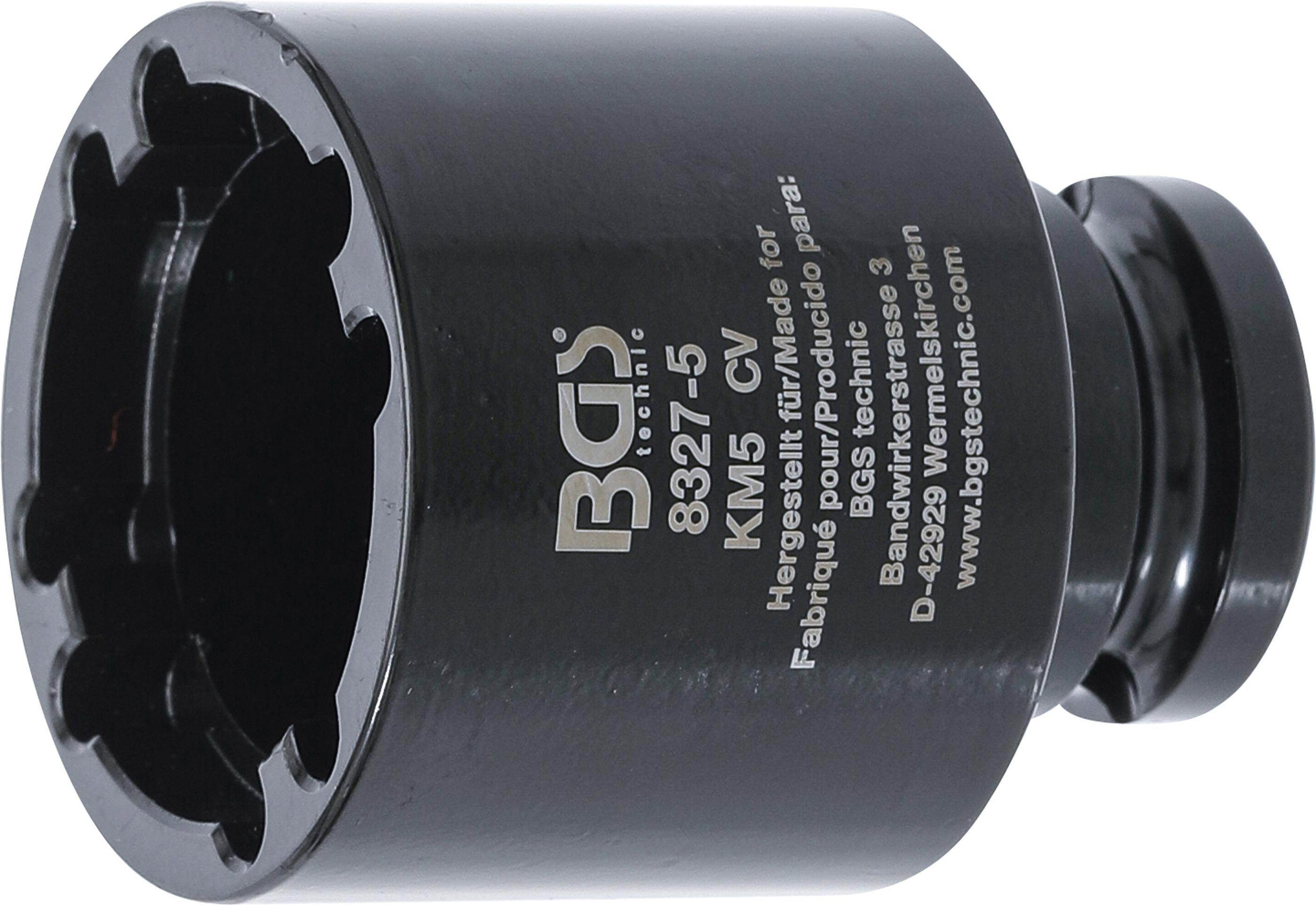 BGS 8327-5 Nutmutternschlüssel | Zapfen innen liegend | KM5