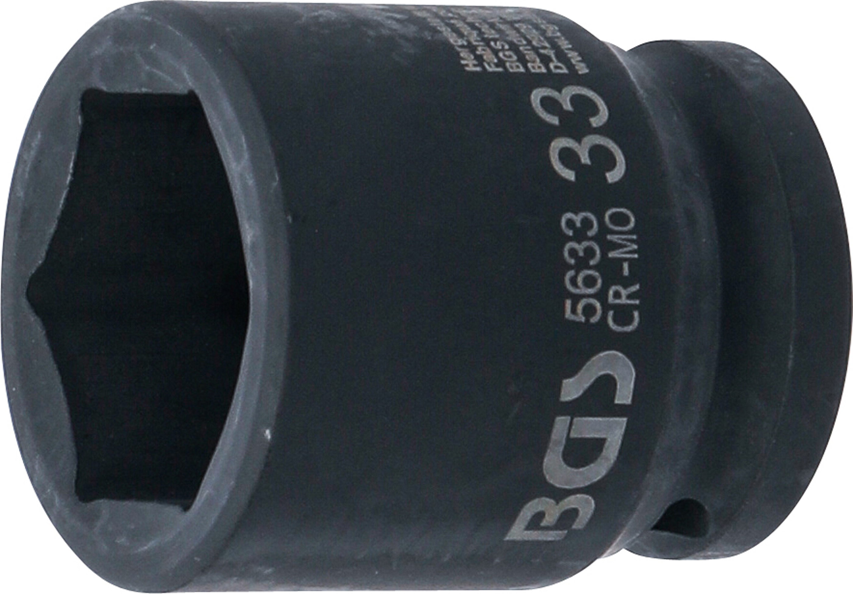 BGS 5633 Kraft-Steckschlüssel-Einsatz Sechskant | Antrieb Innenvierkant 20 mm (3/4") | SW 33 mm BGS 5633 Kraft-Steckschlüssel-Einsatz Sechskant | Antrieb Innenvierkant 20 mm (3/4") | SW 33 mm