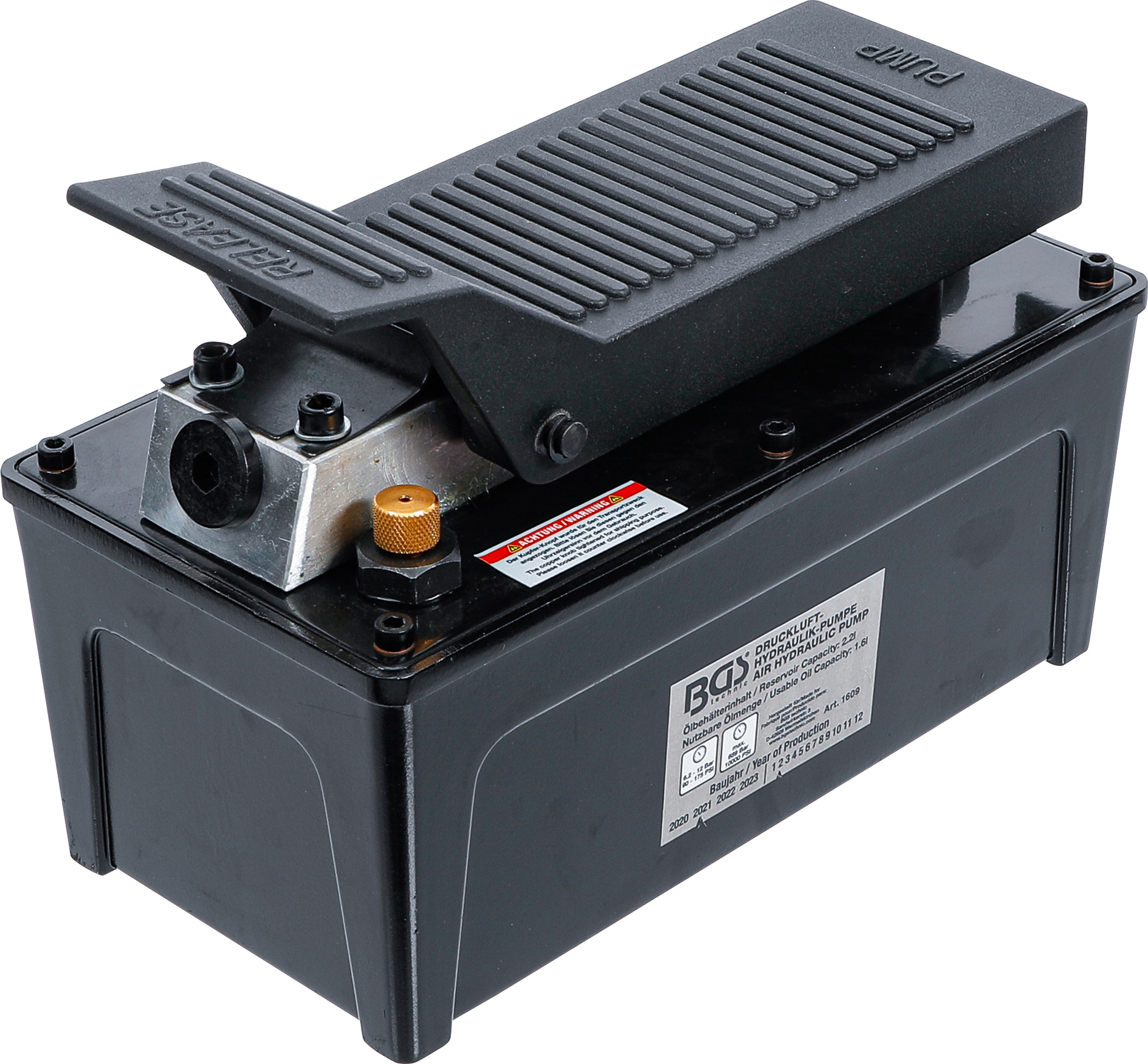 BGS 1609 Druckluft-Hydraulik-Pumpe | 689 bar / 10.000 PSI