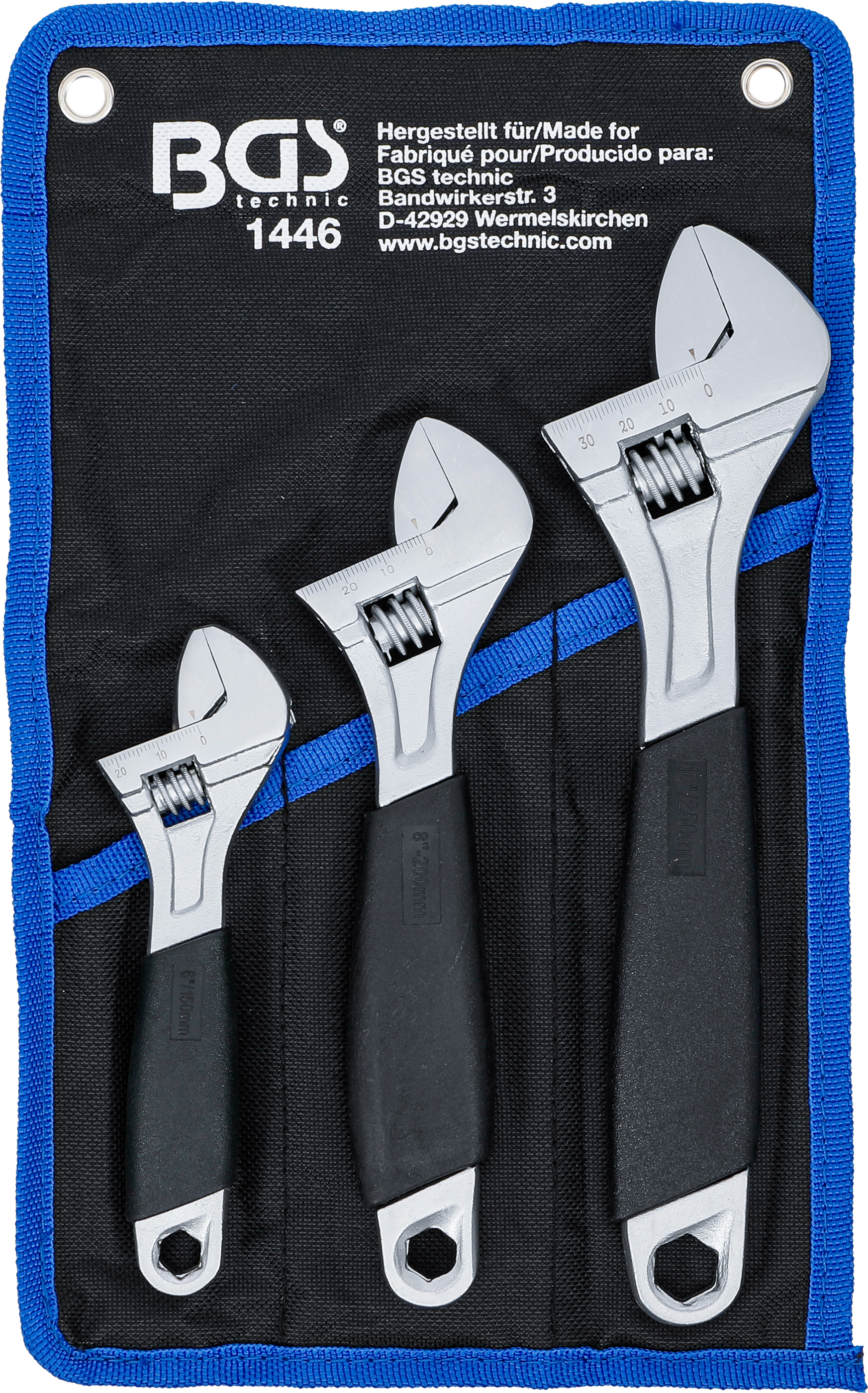 BGS 1446 Rollgabelschlüssel-Satz mit Kunststoff-Softgriff | 3-tlg. BGS 1446 Rollgabelschlüssel-Satz mit Kunststoff-Softgriff | 3-tlg.