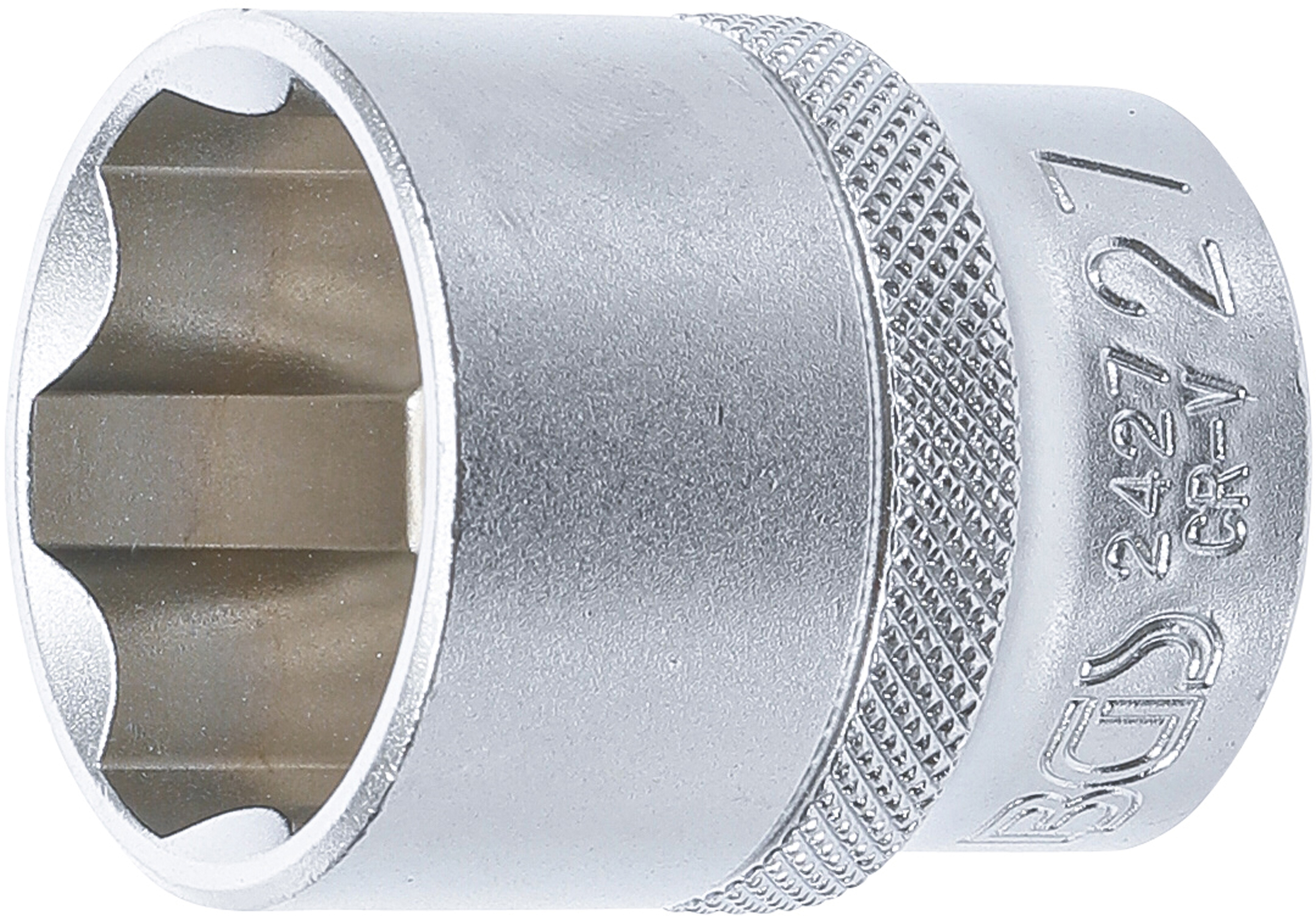 BGS 2427 Steckschlüssel-Einsatz Super Lock | Antrieb Innenvierkant 12,5 mm (1/2") | SW 27 mm