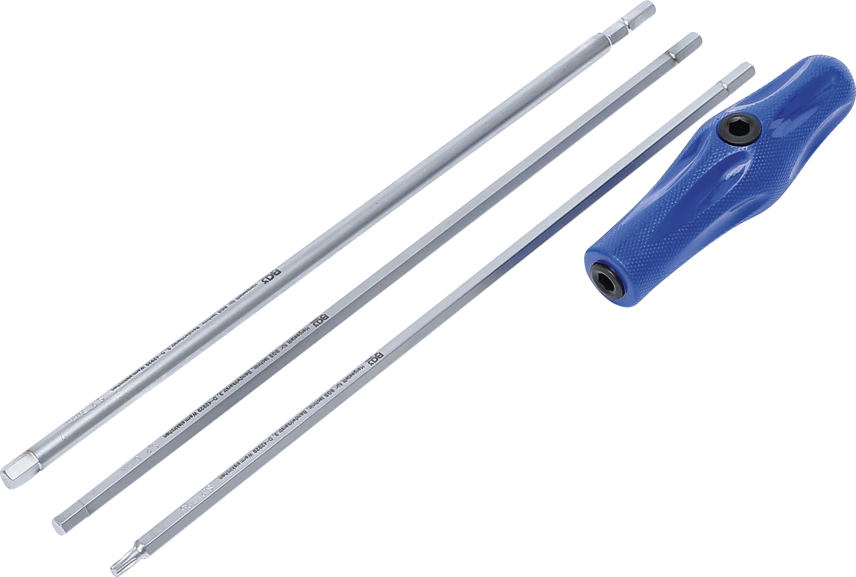 BGS 7840 Spezial-Schraubendreher-Satz | T-Profil (für Torx) | Innensechskant | 4-tlg.