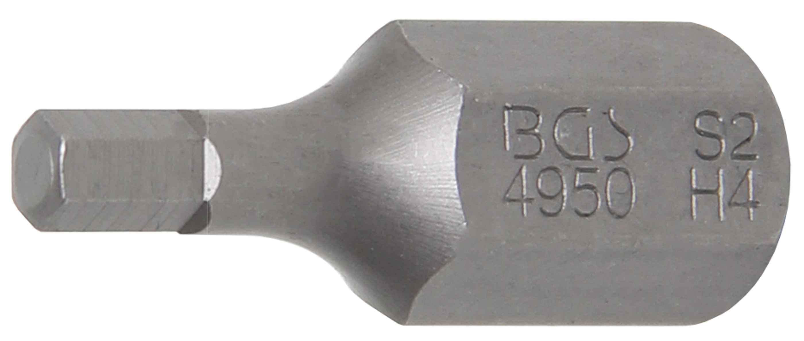 BGS 4950 Bit | Länge 30 mm | Antrieb Außensechskant 10 mm (3/8") | Innensechskant 4 mm