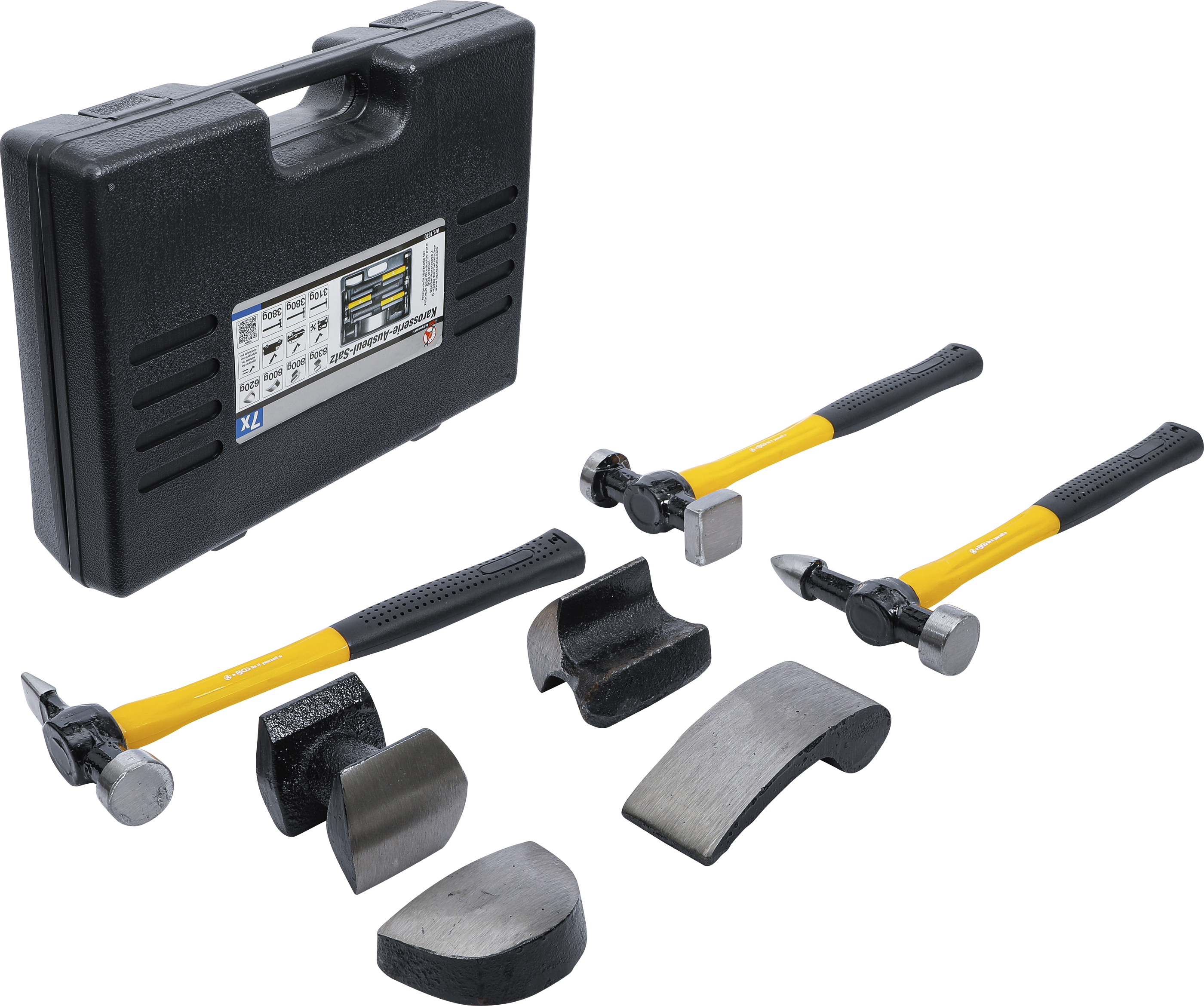 BGS 1670 Karosserie-Ausbeul-Satz | 7-tlg.