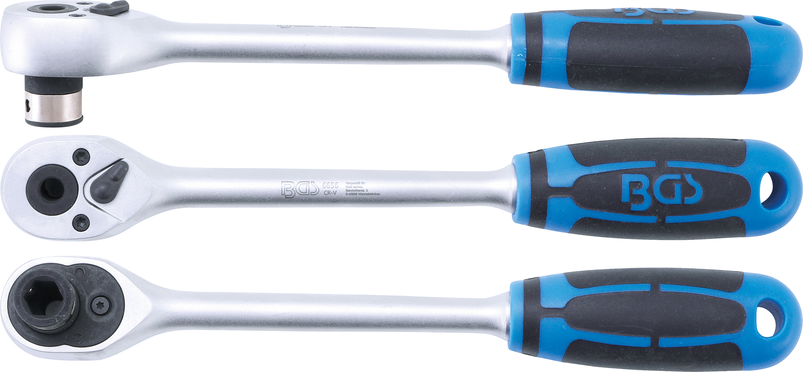 BGS 6656 Bit-Knarre | extra lang | Abtrieb Innensechskant 10 mm (3/8") | 240 mm