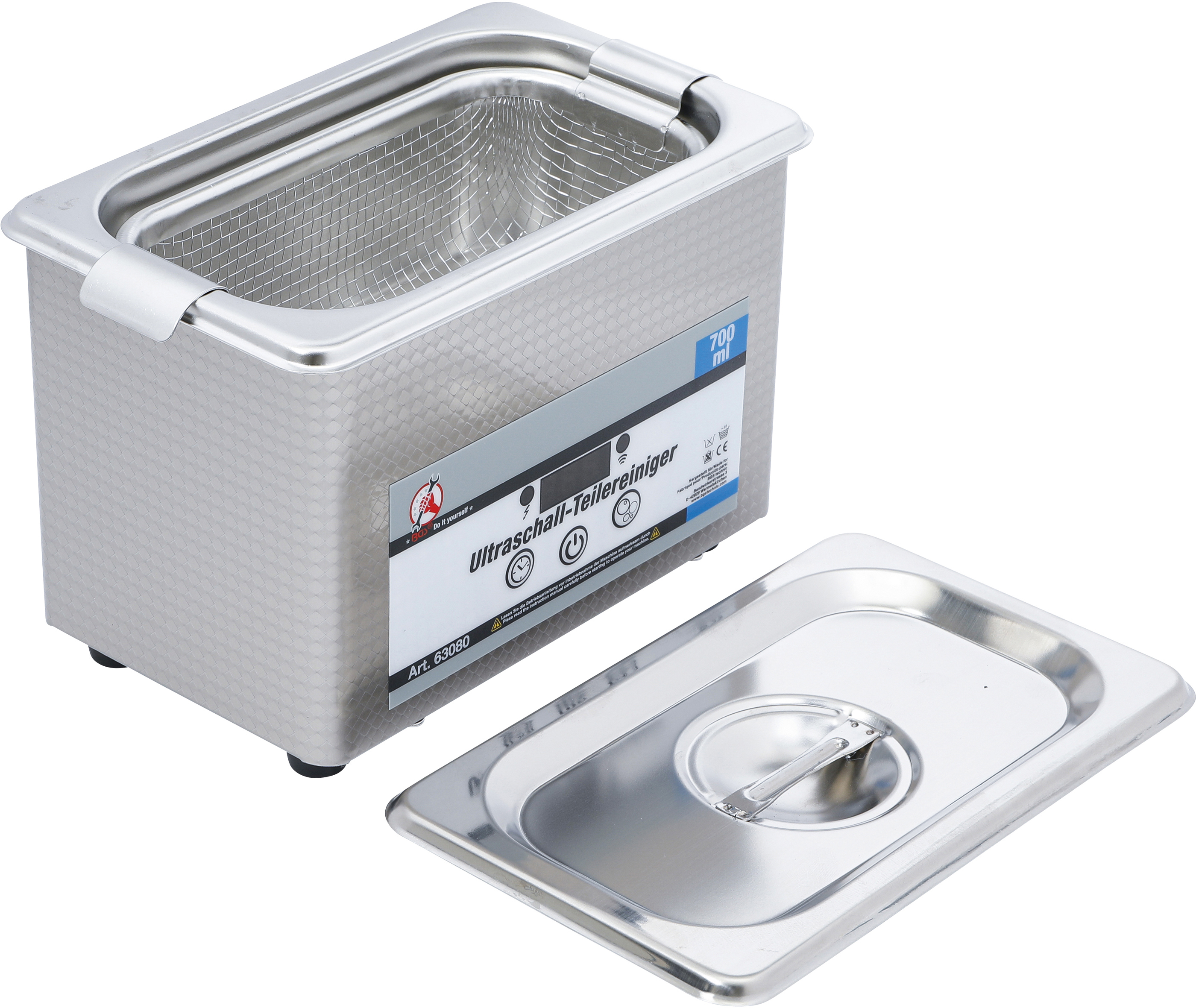 BGS 63080 Ultraschall-Teilereiniger | 700 ml