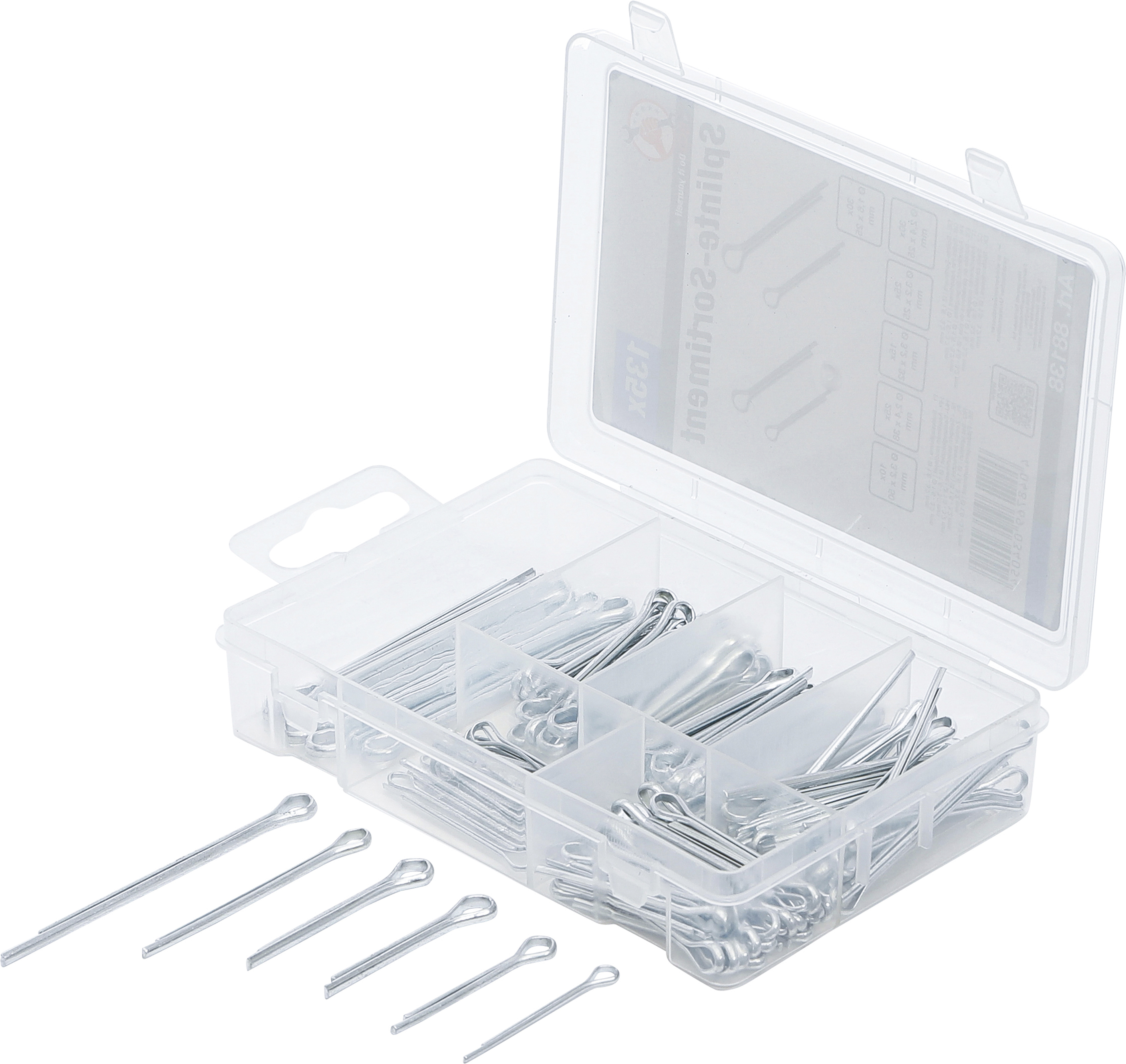BGS 88138 Splinte-Sortiment | Ø 1,6 - 3,2 mm | 135-tlg.