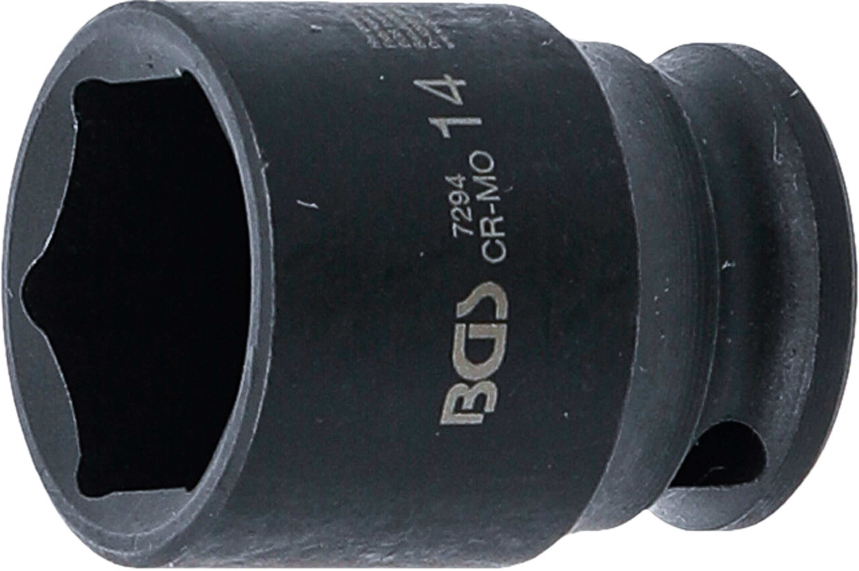 BGS 7294 Kraft-Steckschlüssel-Einsatz Sechskant | Antrieb Innenvierkant 6,3 mm (1/4") | SW 14 mm