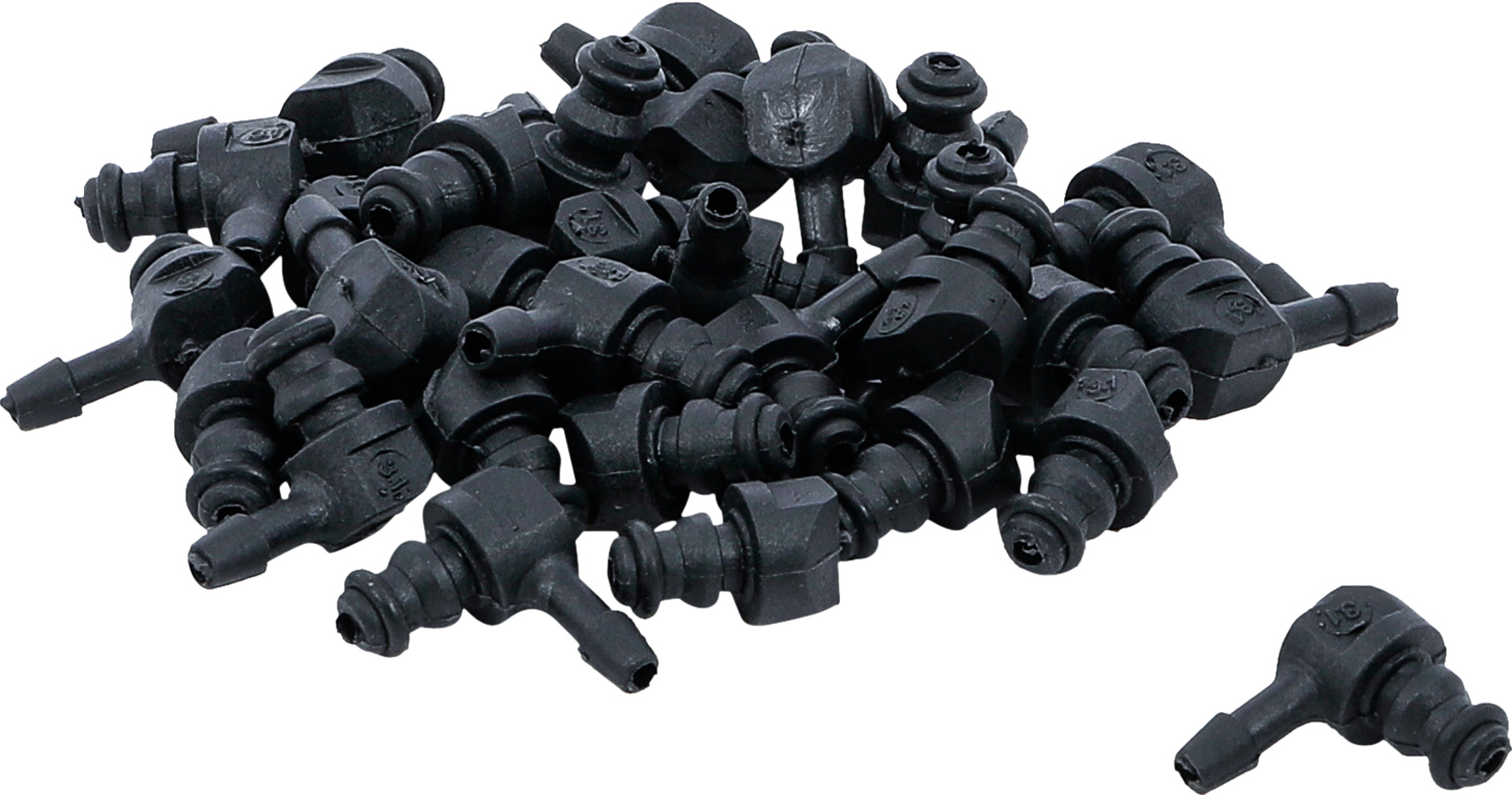 BGS 8107-22 Kunststoff-Verbinder-Satz | L-Form | 30-tlg.