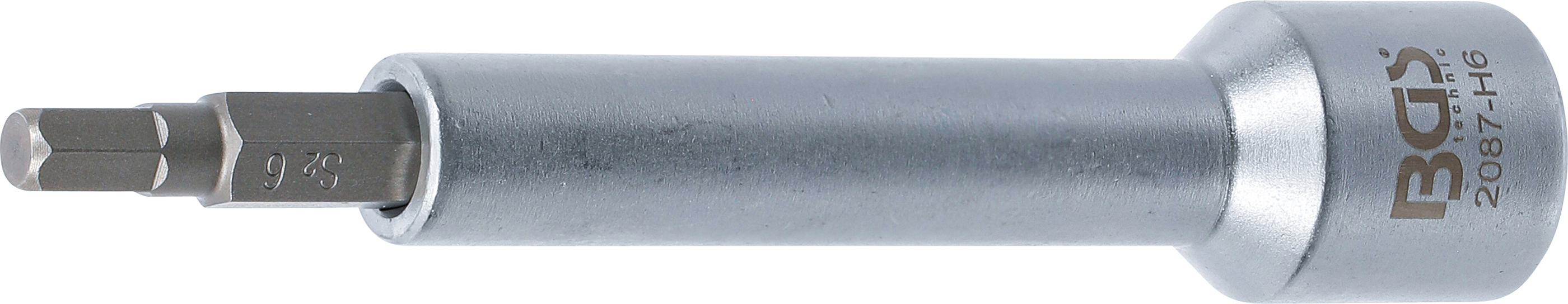 BGS 2087-H6 Bit-Einsatz | Antrieb Innenvierkant 12,5 mm (1/2") | Innensechskant 6 mm BGS 2087-H6 Bit-Einsatz | Antrieb Innenvierkant 12,5 mm (1/2") | Innensechskant 6 mm