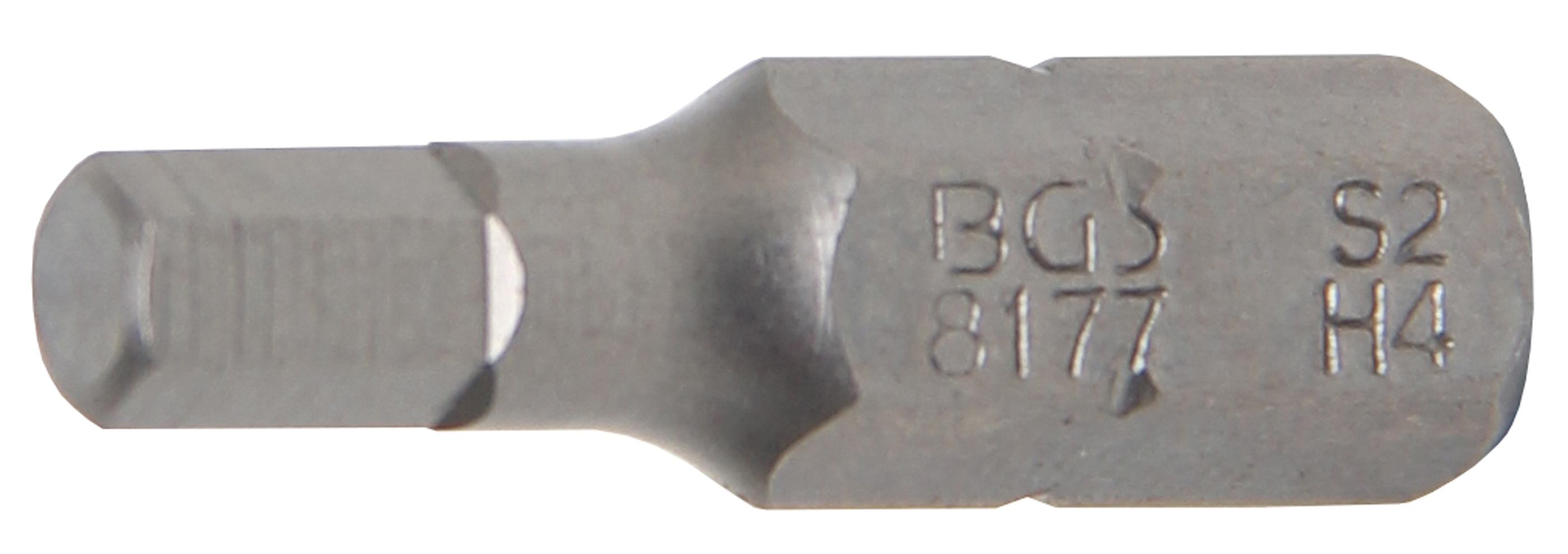 BGS 8177 Bit | Länge 25 mm | Antrieb Außensechskant 6,3 mm (1/4") | Innensechskant 4 mm