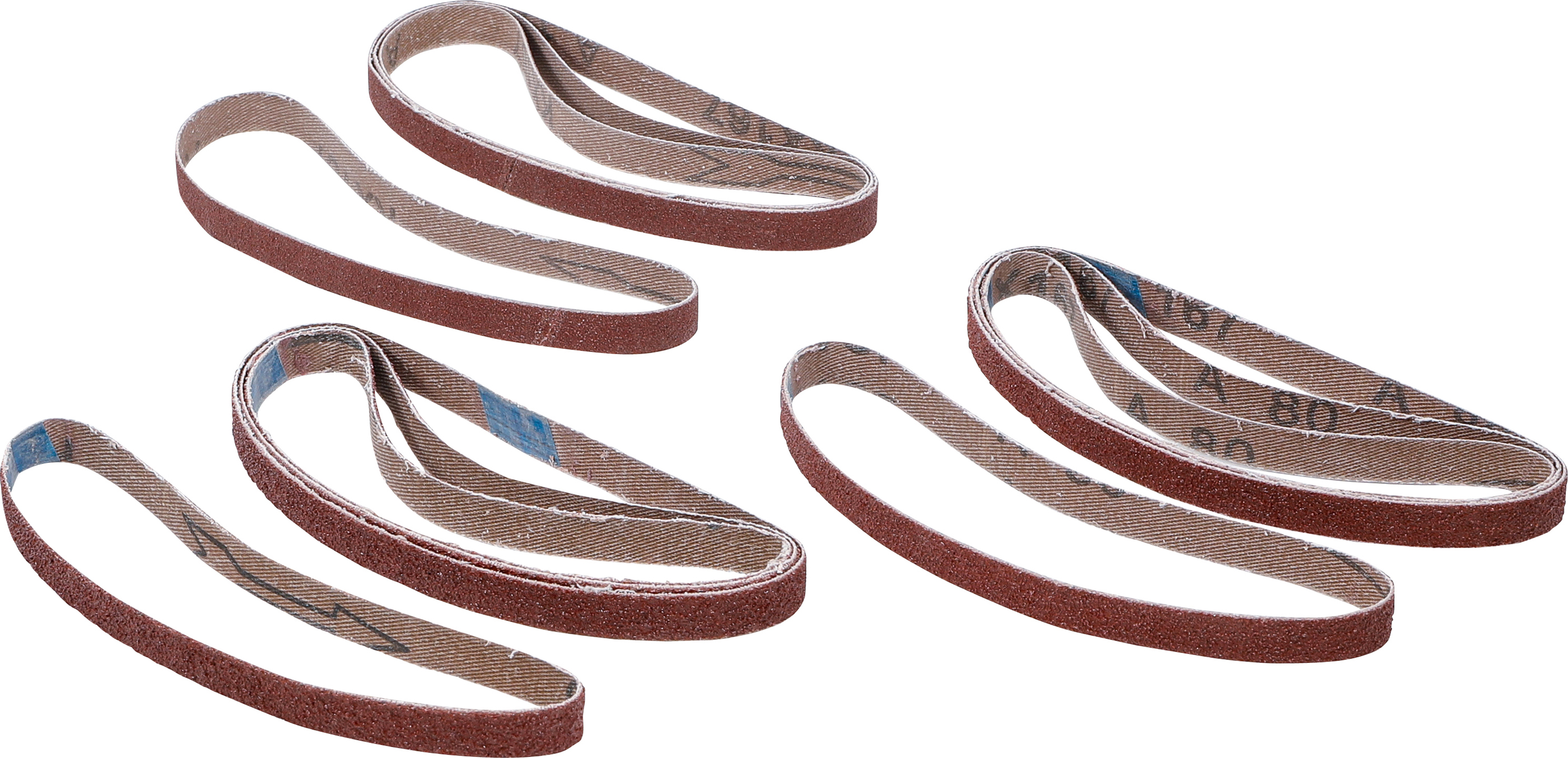 BGS 8853-1 Schleifband-Satz | für Art. 8853 | 10 mm x 330 mm | K 60 - 80 - 120 | 12 tlg.