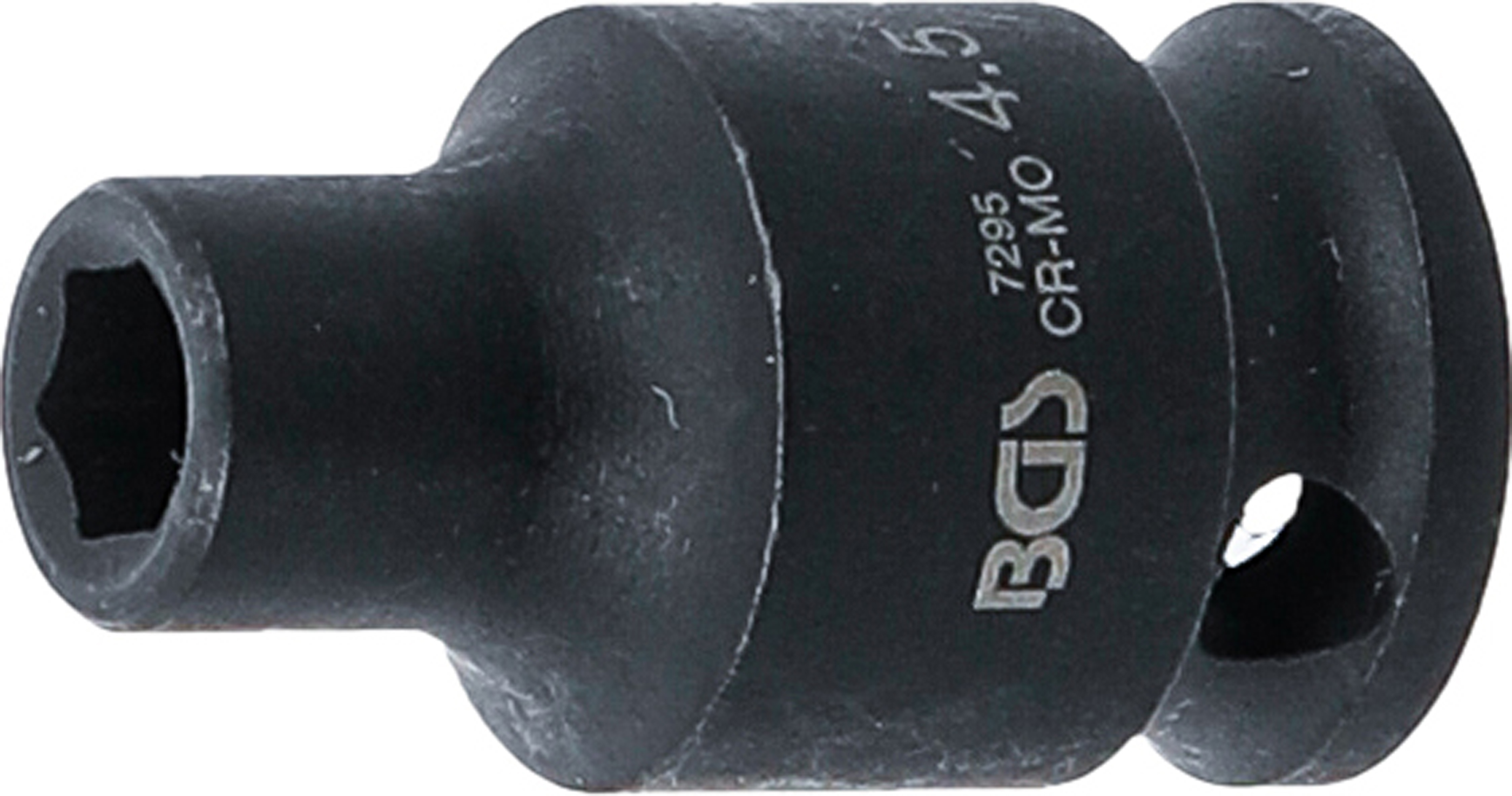 BGS 7295 Kraft-Steckschlüssel-Einsatz Sechskant | Antrieb Innenvierkant 6,3 mm (1/4") | SW 4,5 mm