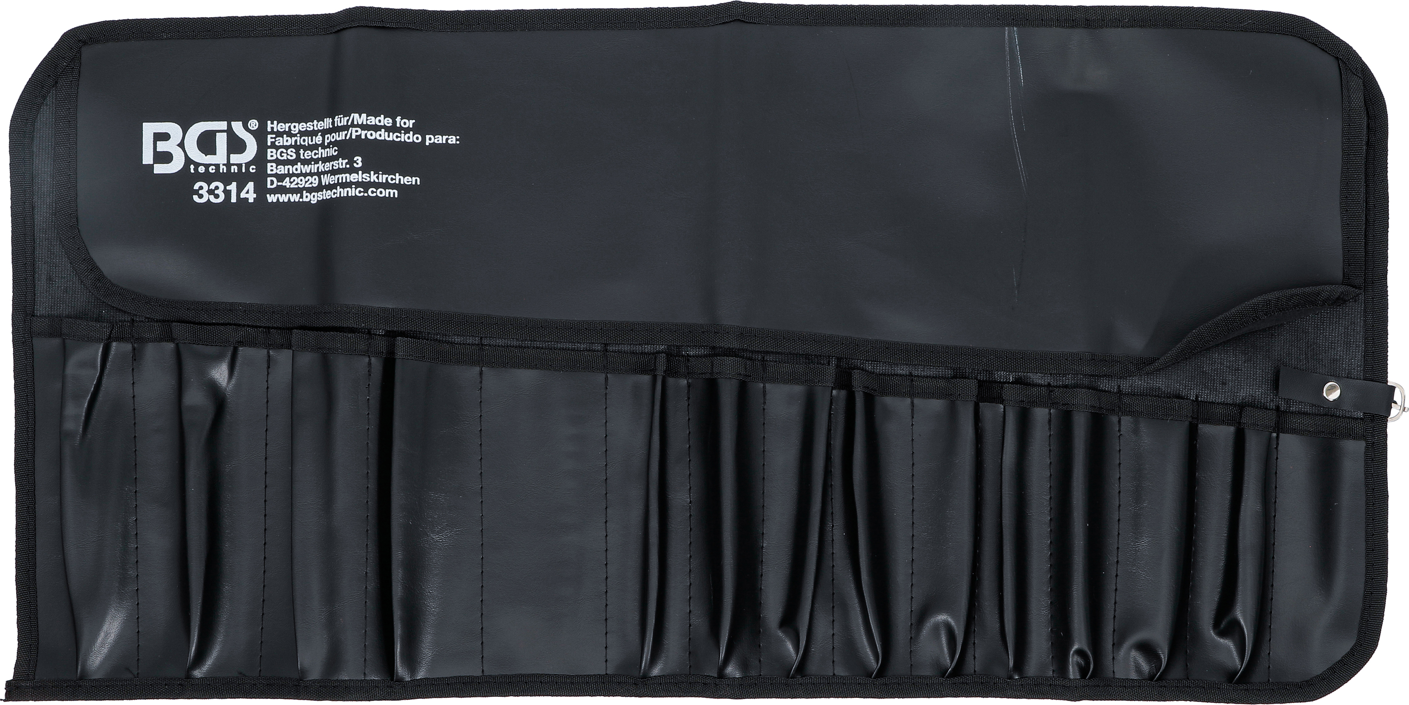 BGS 3314 Rolltasche für Werkzeug mit 15 Fächern | 660 x 320 mm | leer