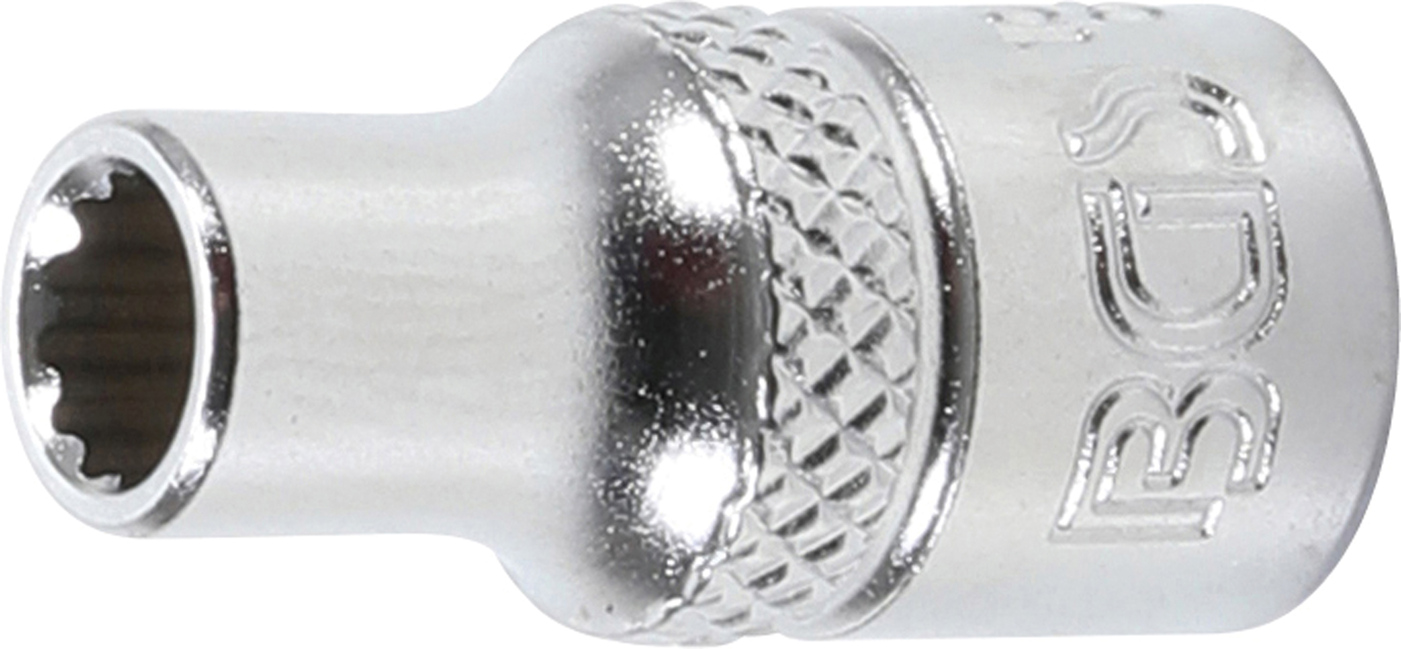 BGS 10775 Steckschlüssel-Einsatz Zwölfkant | Antrieb Innenvierkant 6,3 mm (1/4") | SW 5 mm BGS 10775 Steckschlüssel-Einsatz Zwölfkant | Antrieb Innenvierkant 6,3 mm (1/4") | SW 5 mm
