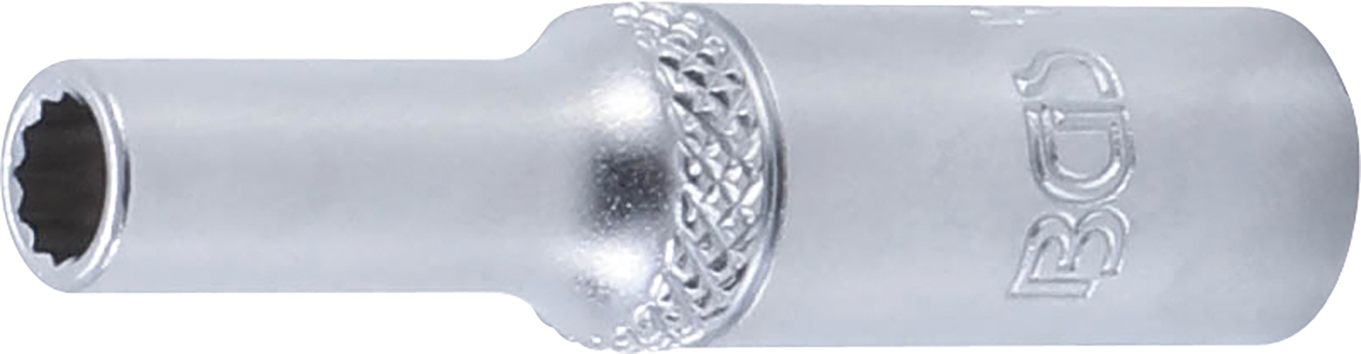 BGS 10704 Steckschlüssel-Einsatz Zwölfkant, tief | Antrieb Innenvierkant 6,3 mm (1/4") | SW 5 mm BGS 10704 Steckschlüssel-Einsatz Zwölfkant, tief | Antrieb Innenvierkant 6,3 mm (1/4") | SW 5 mm