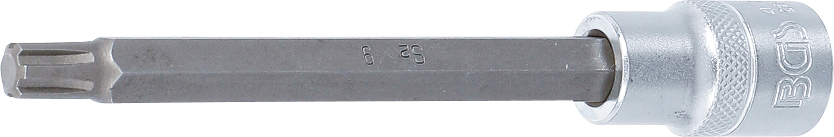 BGS 4174 Bit-Einsatz | Länge 140 mm | Antrieb Innenvierkant 12,5 mm (1/2") | Keil-Profil (für RIBE) M9