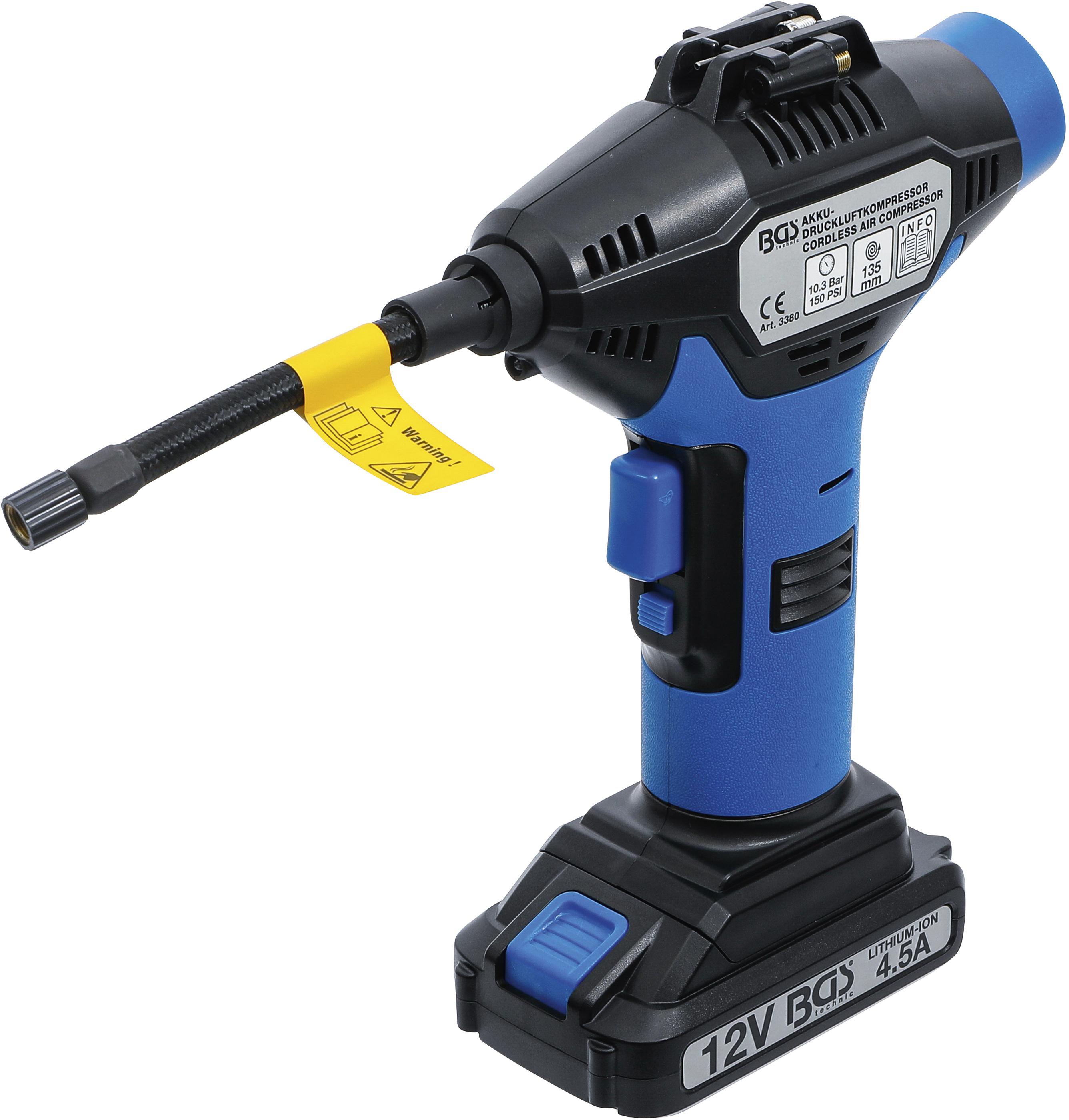 BGS 3380 Akku-Druckluftkompressor