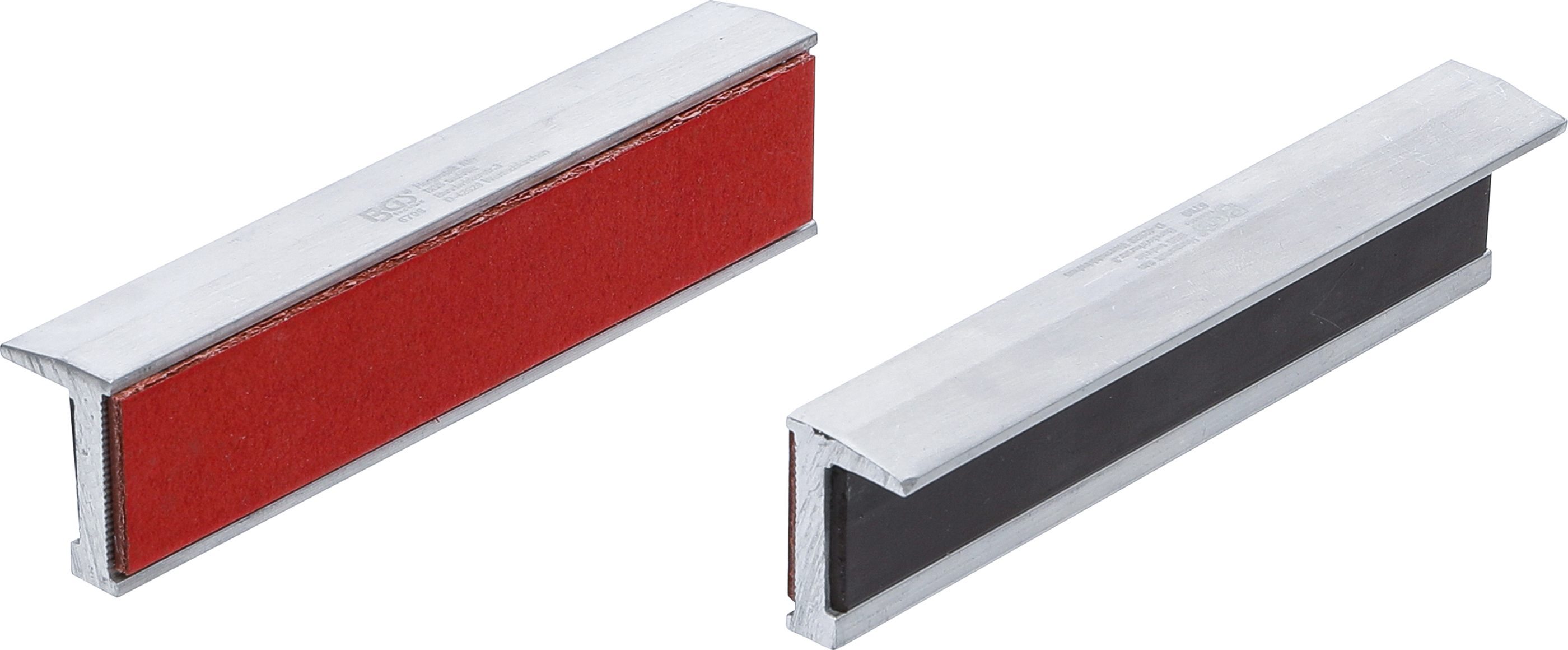 BGS 6799 Schraubstock-Schutzbacken | Aluminium | Breite 125 mm | 2-tlg.