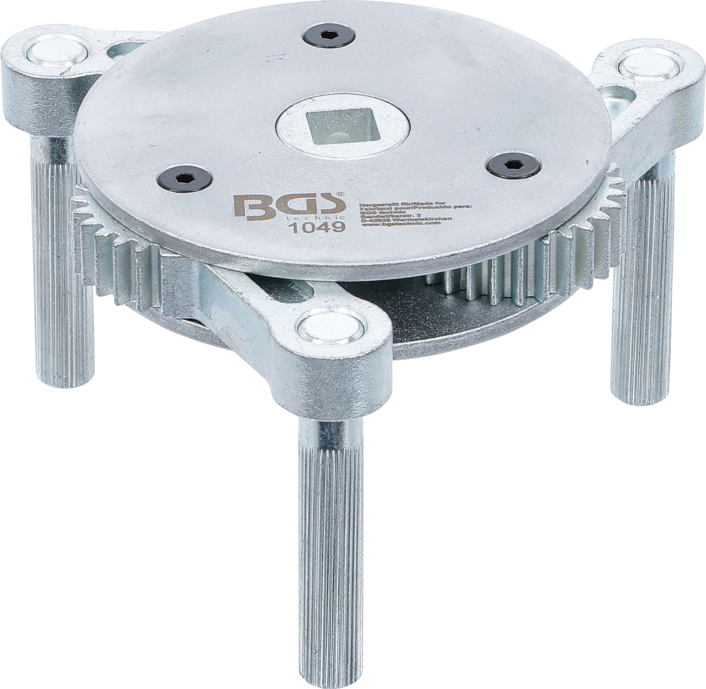 BGS 1049 Ölfilterspinne, 3-armig | für Ölfilter Ø 115 - 160 mm