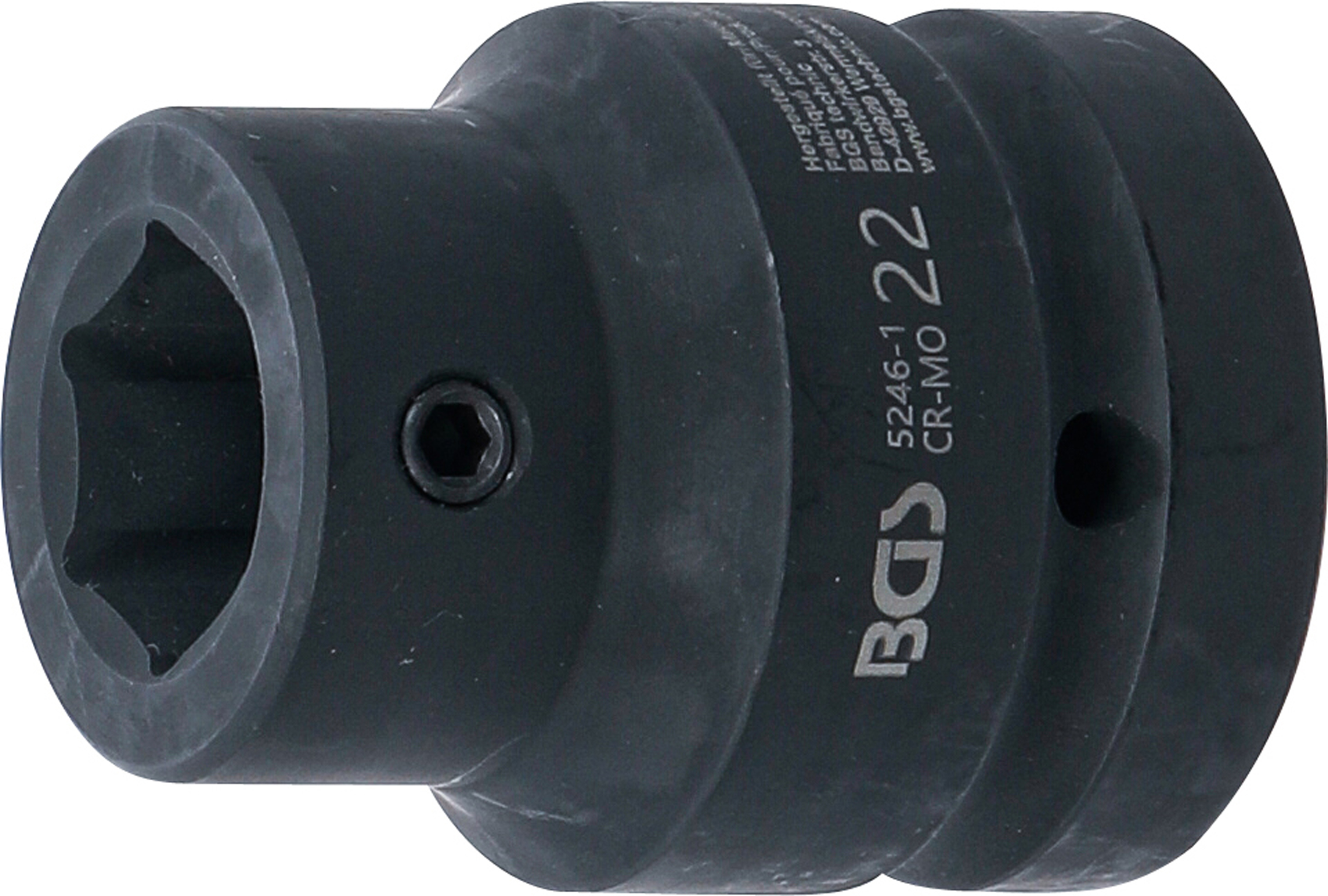 BGS 5246-1 Bit-Adapter | für Art. 5246 | Innenvierkant 25 mm (1") - Innensechskant 22 mm