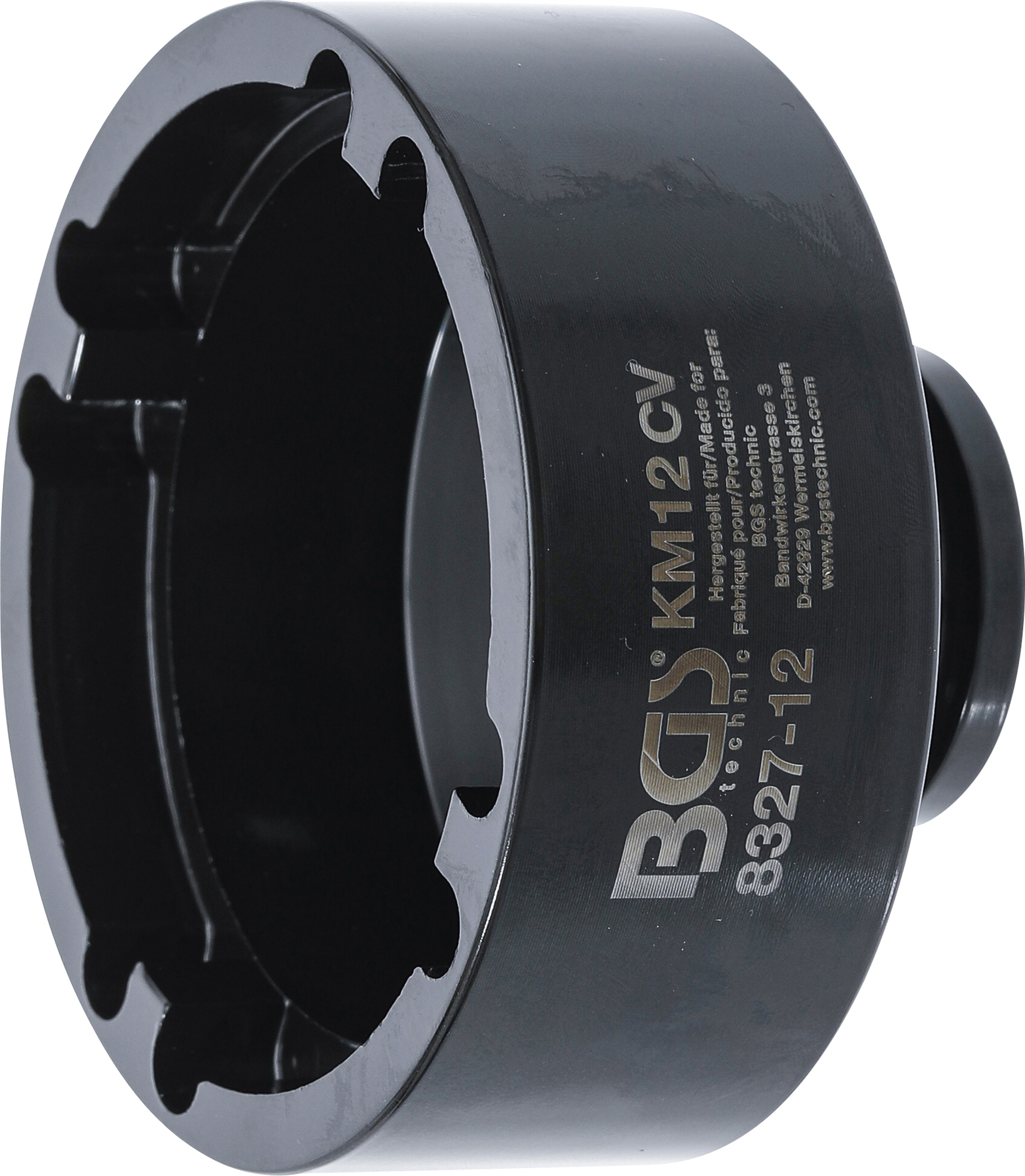 BGS 8327-12 Nutmutternschlüssel | Zapfen innen liegend | KM12 BGS 8327-12 Nutmutternschlüssel | Zapfen innen liegend | KM12