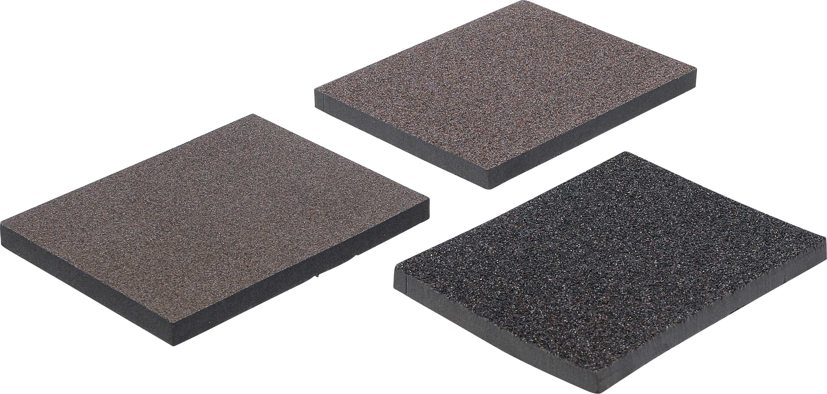 BGS 80821 Schleifschwamm-Satz | K 46, 80, 120 | 3-tlg.