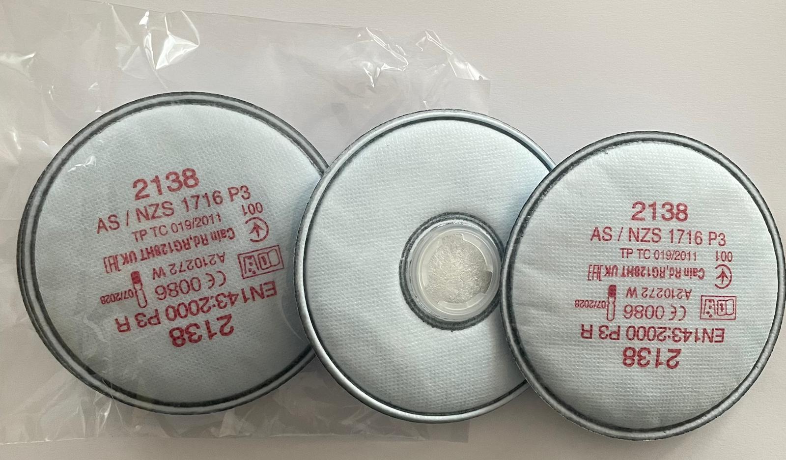 Rbrade 2138 Filter P3 R mit Bajonettverschluss für gängige Atemschutzhalb- und Vollmasken