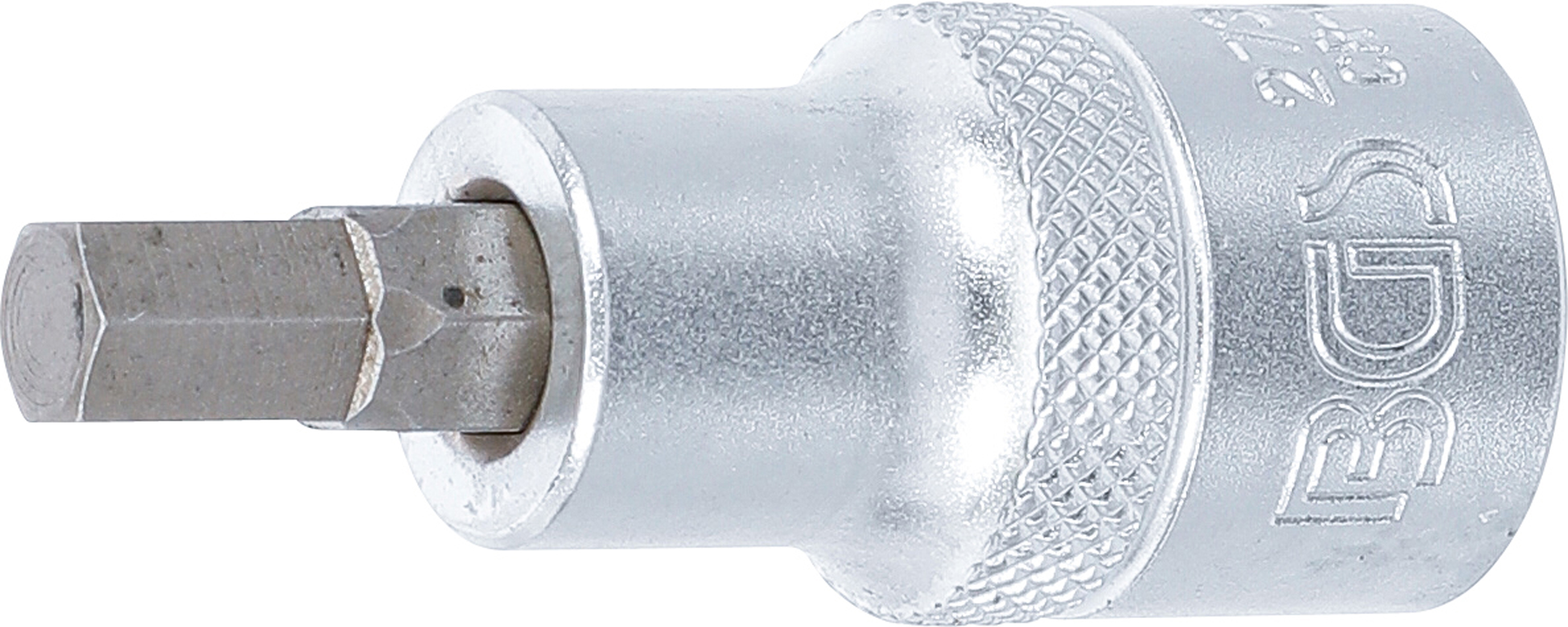 BGS 2734 Bit-Einsatz | Länge 55 mm | Antrieb Innenvierkant 12,5 mm (1/2") | Innensechskant 9/32"