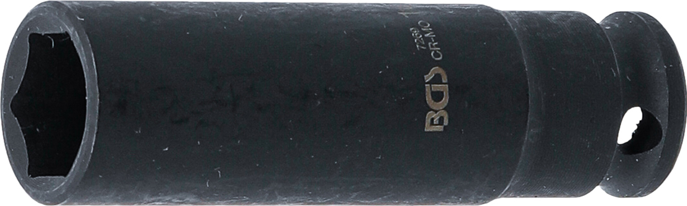 BGS 7269 Kraft-Steckschlüssel-Einsatz Sechskant, tief | Antrieb Innenvierkant 6,3 mm (1/4") | SW 10 mm